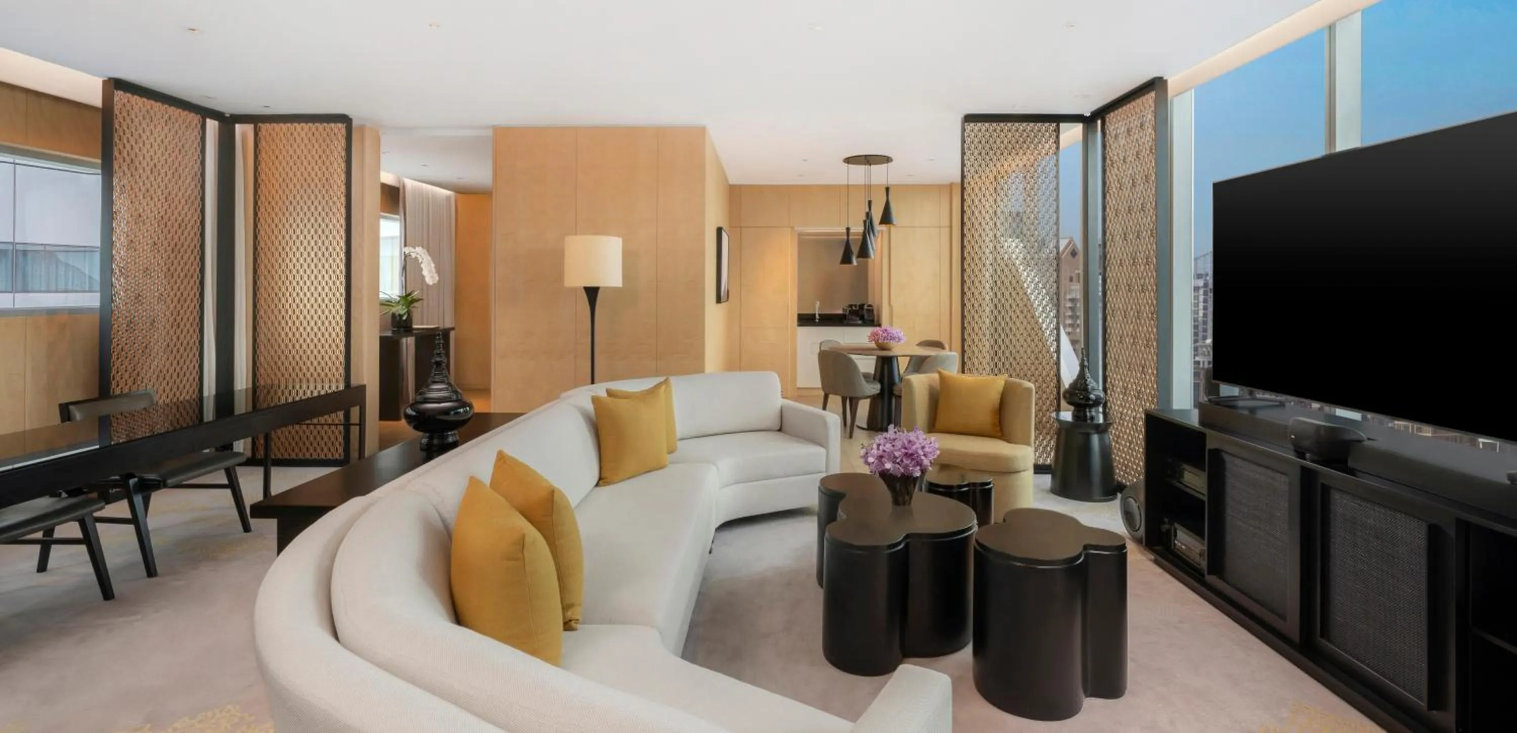 Living room in Park Hyatt Bangkok