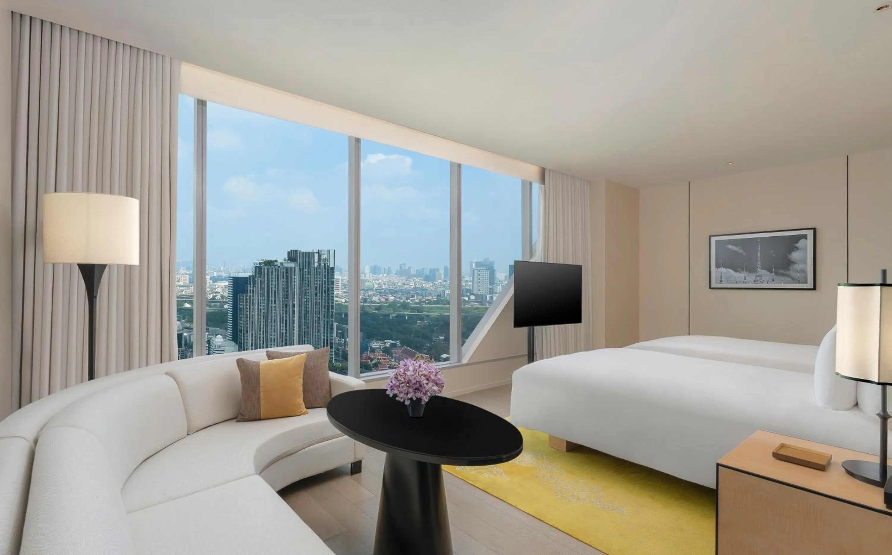 Bed in Park Hyatt Bangkok