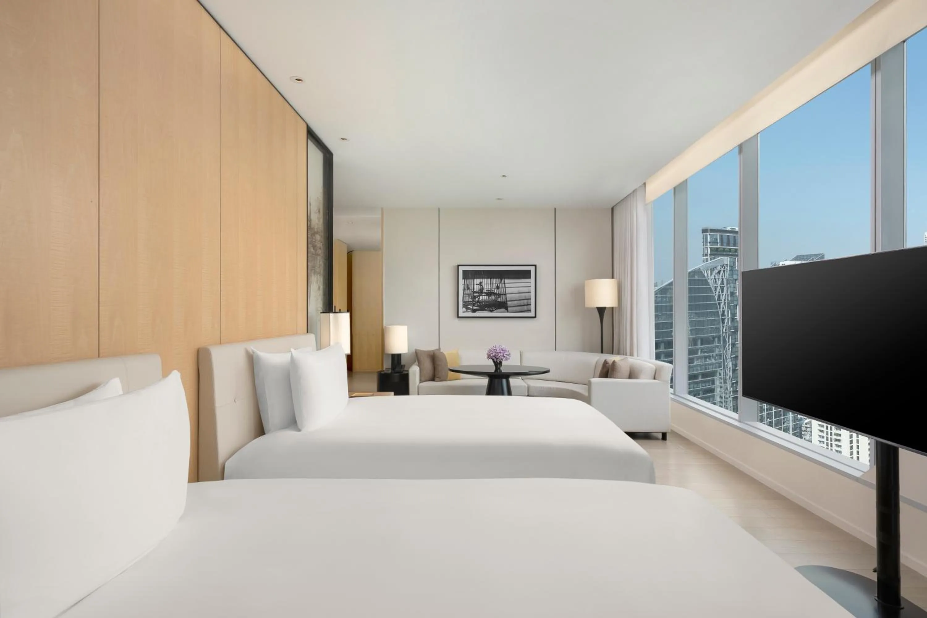 Bed in Park Hyatt Bangkok