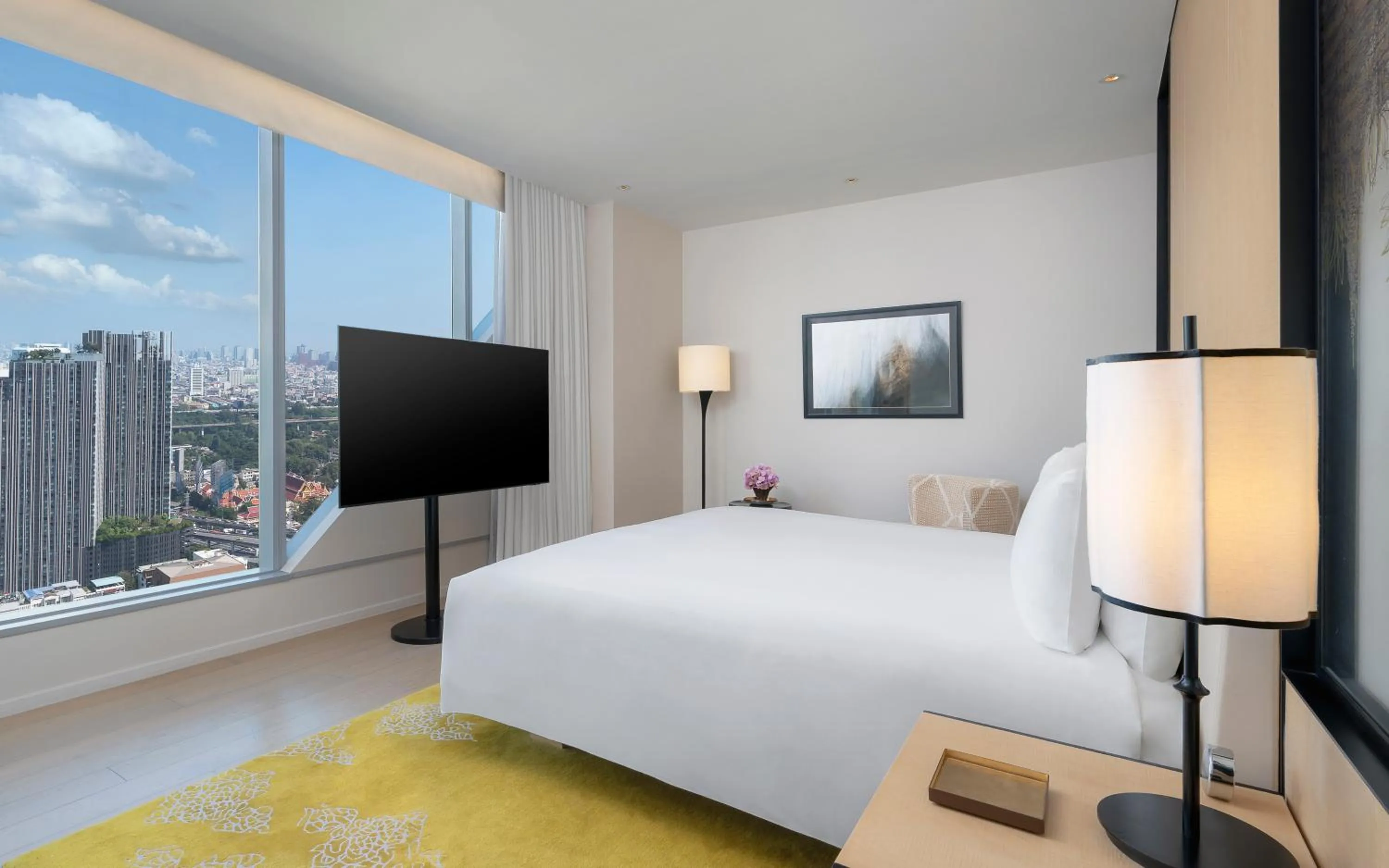 Bed in Park Hyatt Bangkok