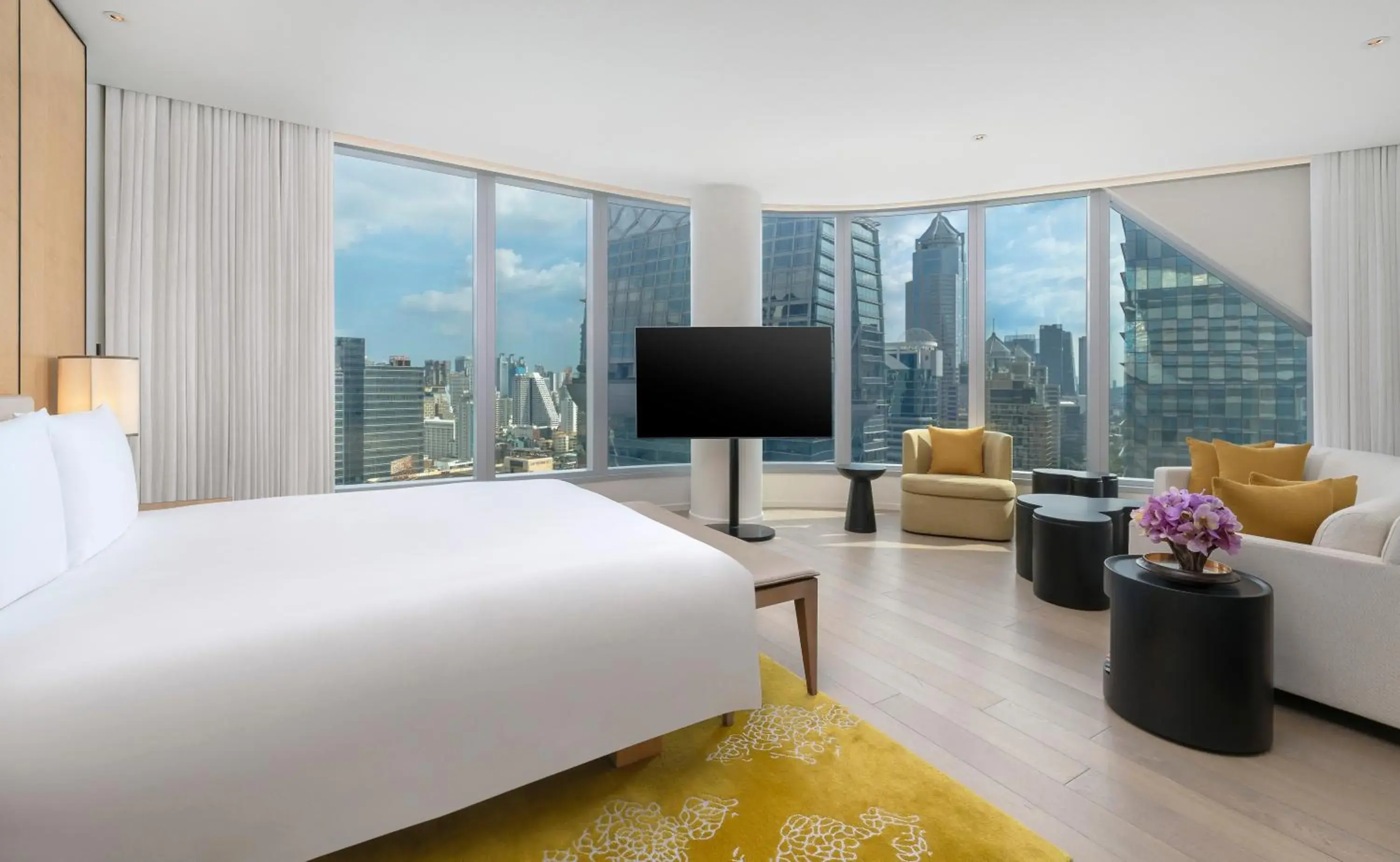 Bed in Park Hyatt Bangkok Bed in Park Hyatt Bangkok