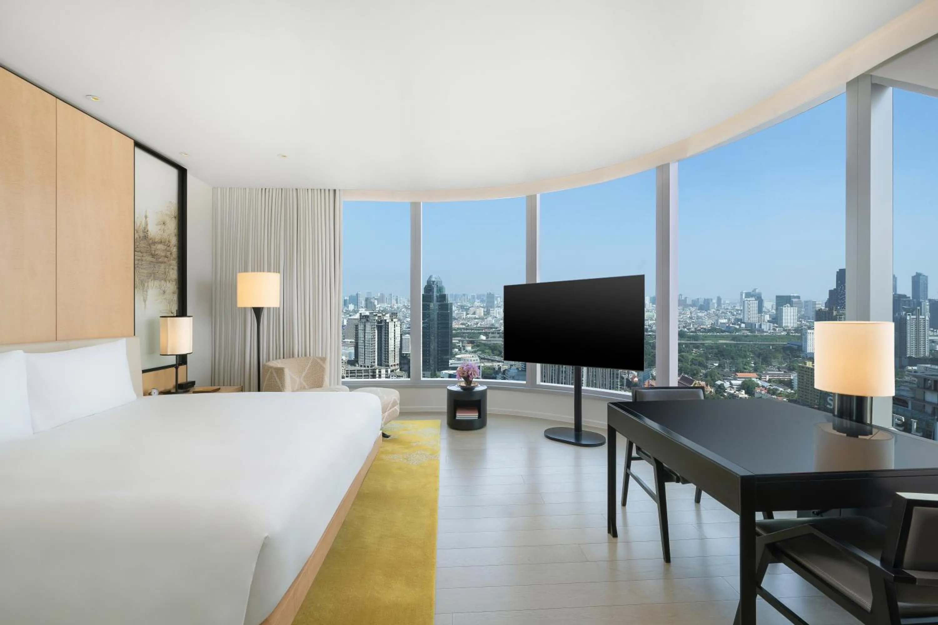 Bed in Park Hyatt Bangkok