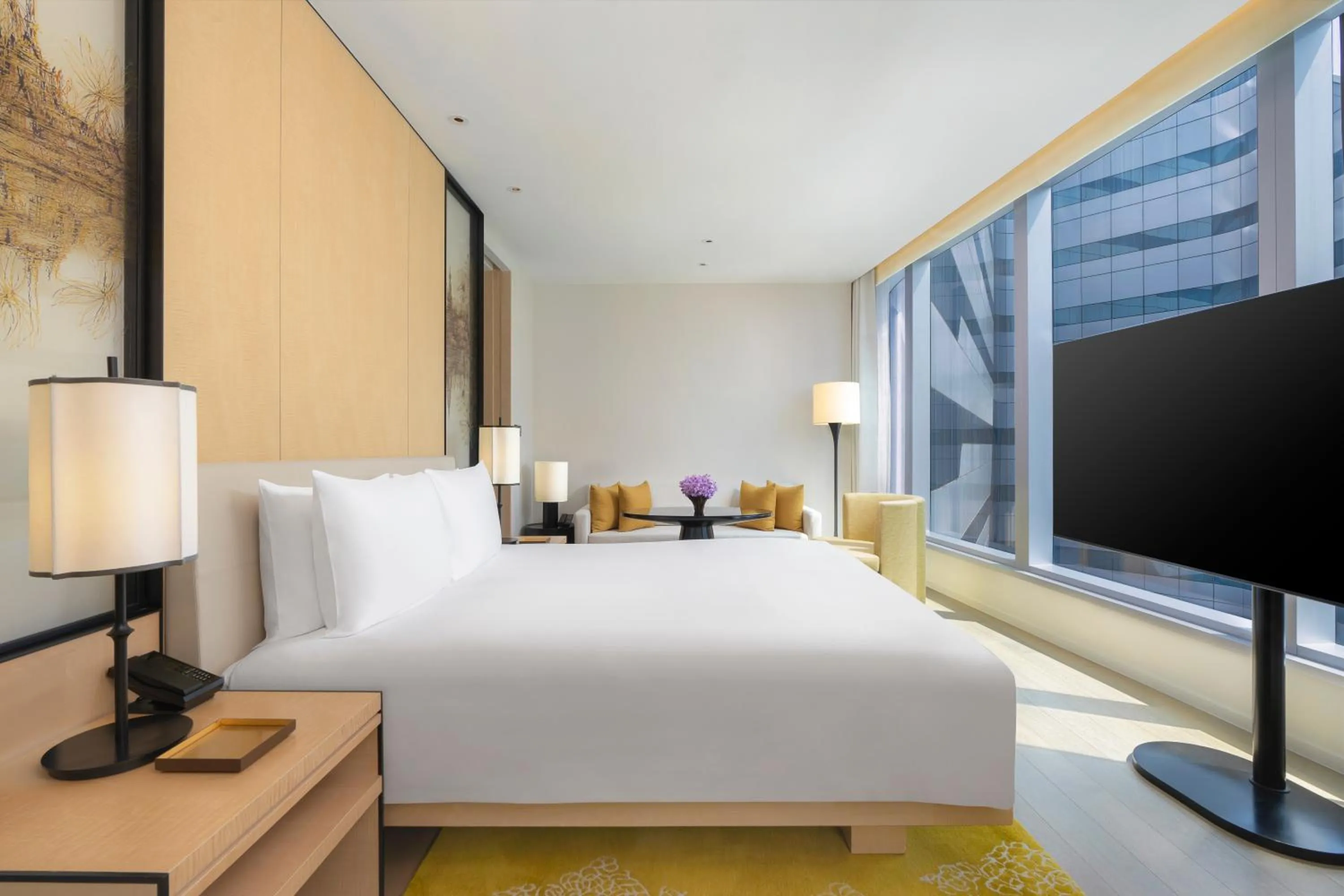 Bed in Park Hyatt Bangkok