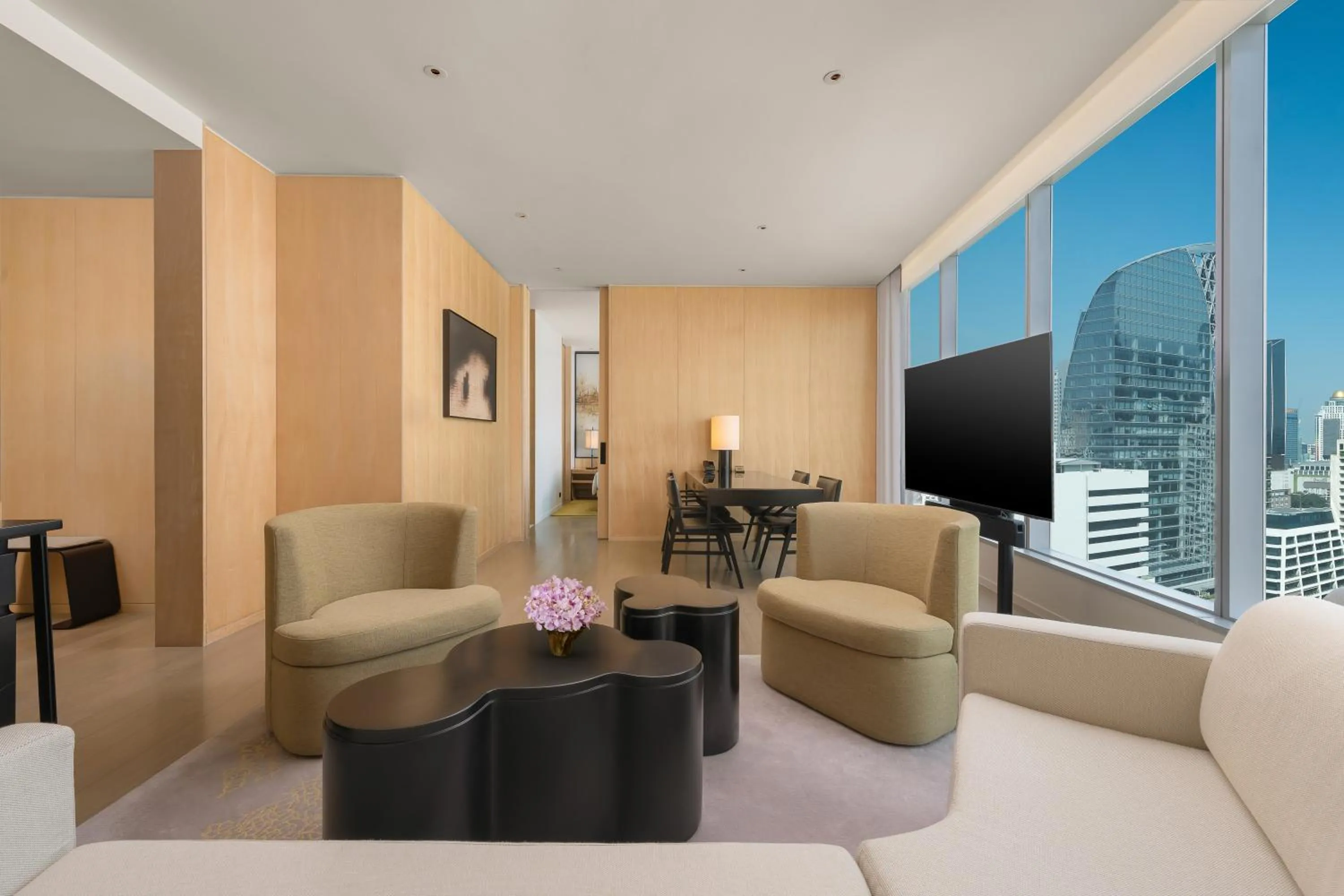 Living room in Park Hyatt Bangkok