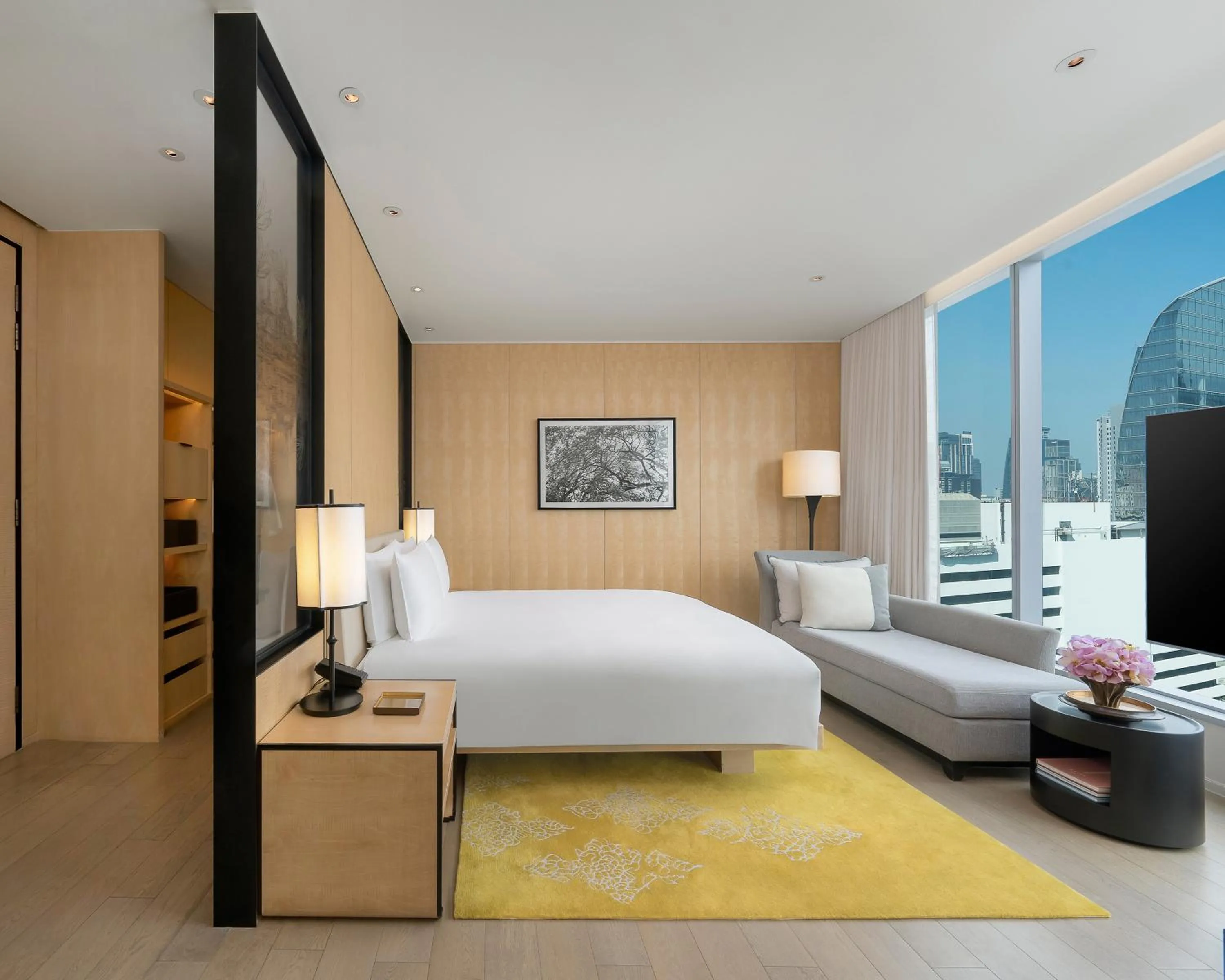 Bed in Park Hyatt Bangkok