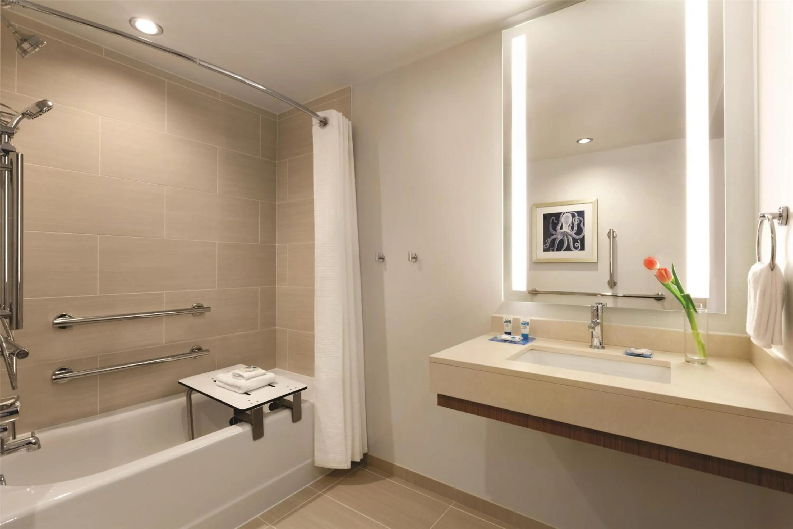 Bathroom in Hyatt House Virginia Beach / Oceanfront