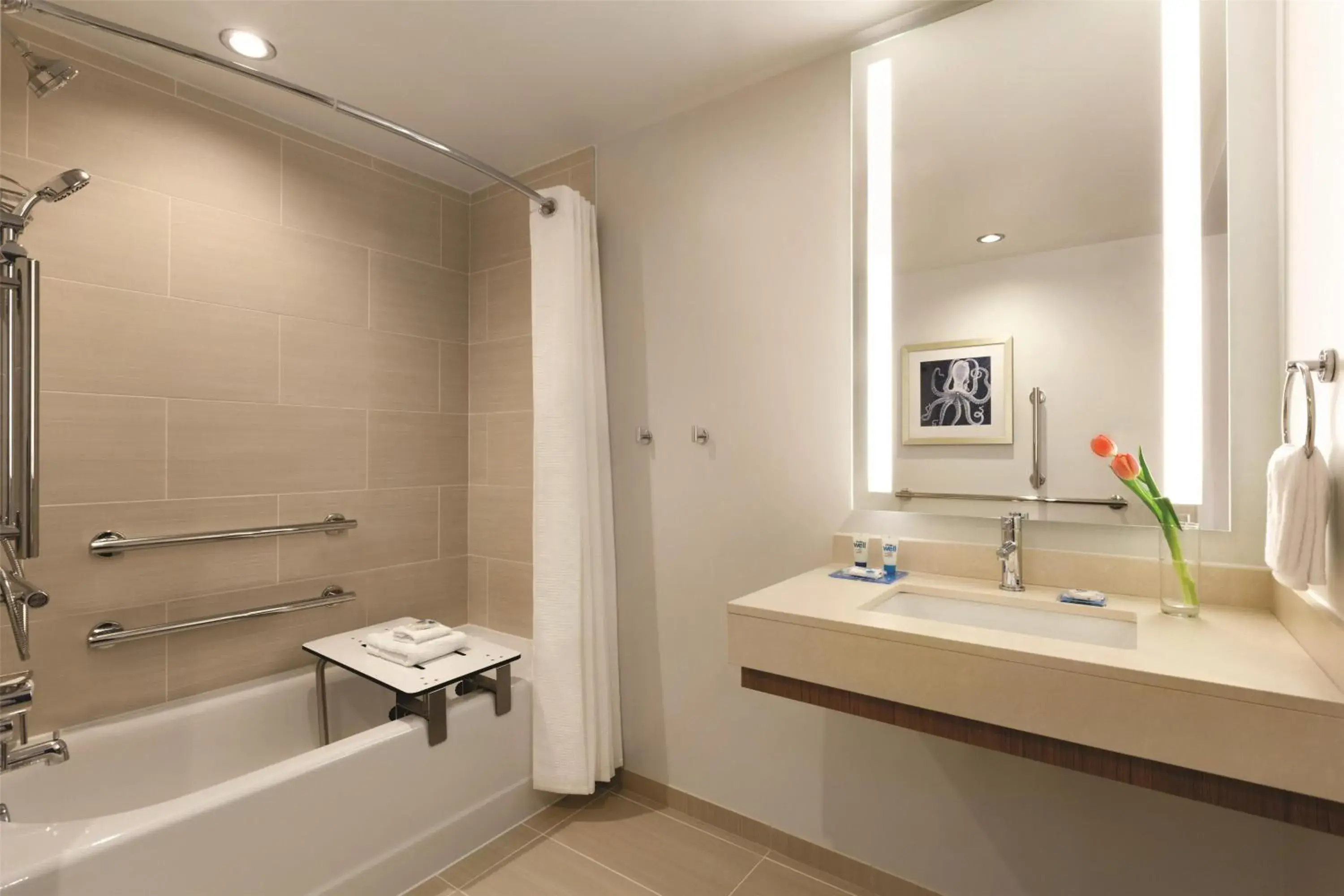 Bathroom in Hyatt House Virginia Beach / Oceanfront Bathroom in Hyatt House Virginia Beach / Oceanfront