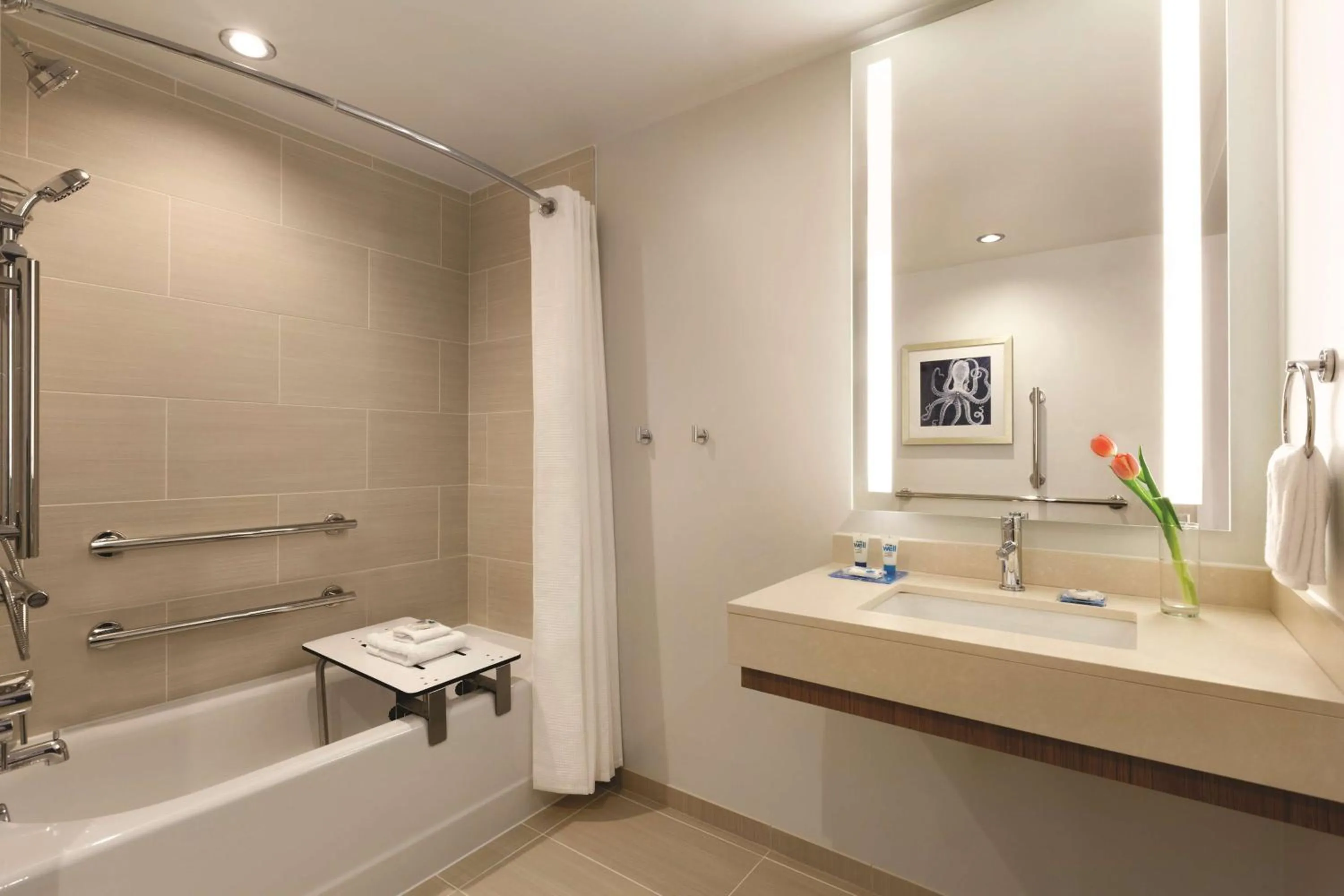 Bathroom in Hyatt House Virginia Beach / Oceanfront