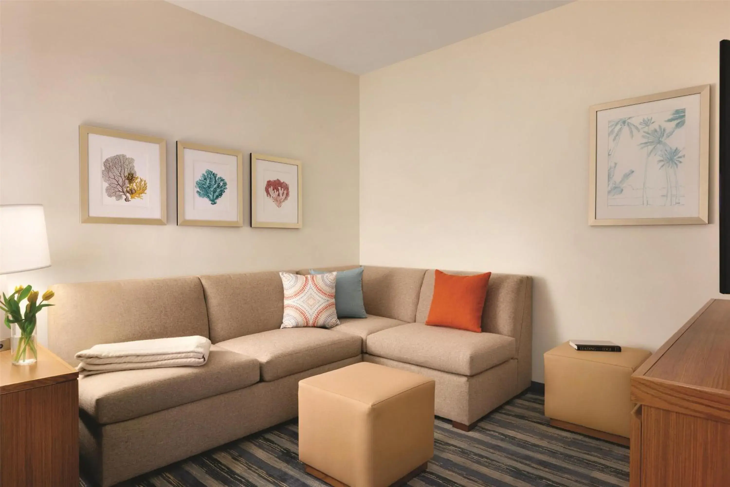 One-Bedroom Oceanfront Suite with Two Queen Beds - High Floor in Hyatt House Virginia Beach / Oceanfront One-Bedroom Oceanfront Suite with Two Queen Beds - High Floor in Hyatt House Virginia Beach / Oceanfront