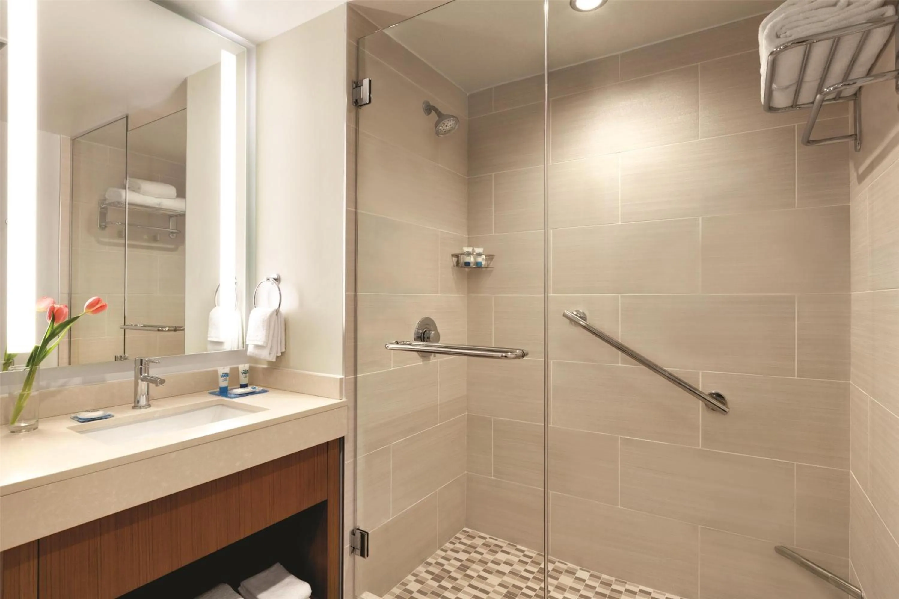 Bathroom in Hyatt House Virginia Beach / Oceanfront