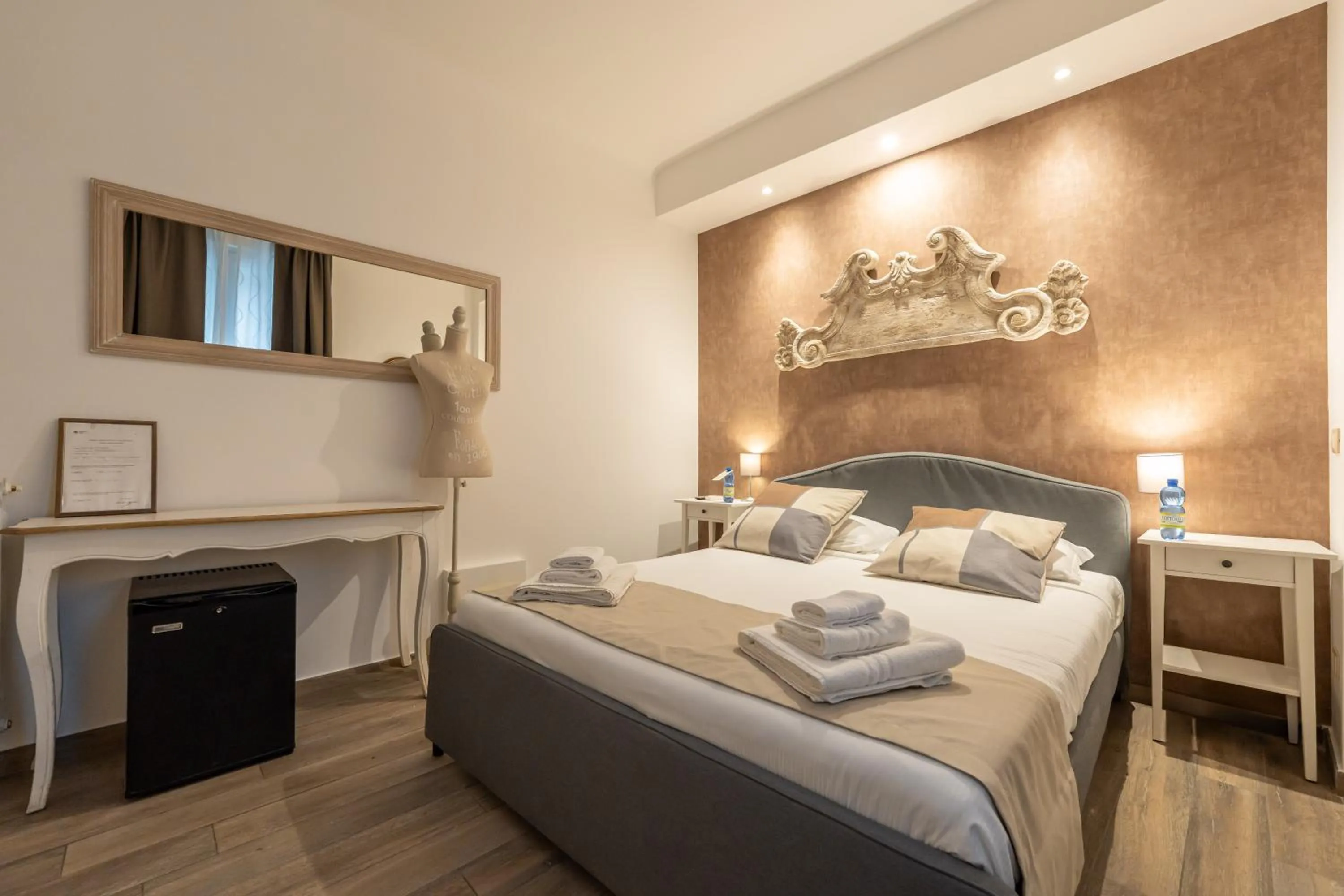 Bedroom, Bed in Popolo & Flaminio Rooms
