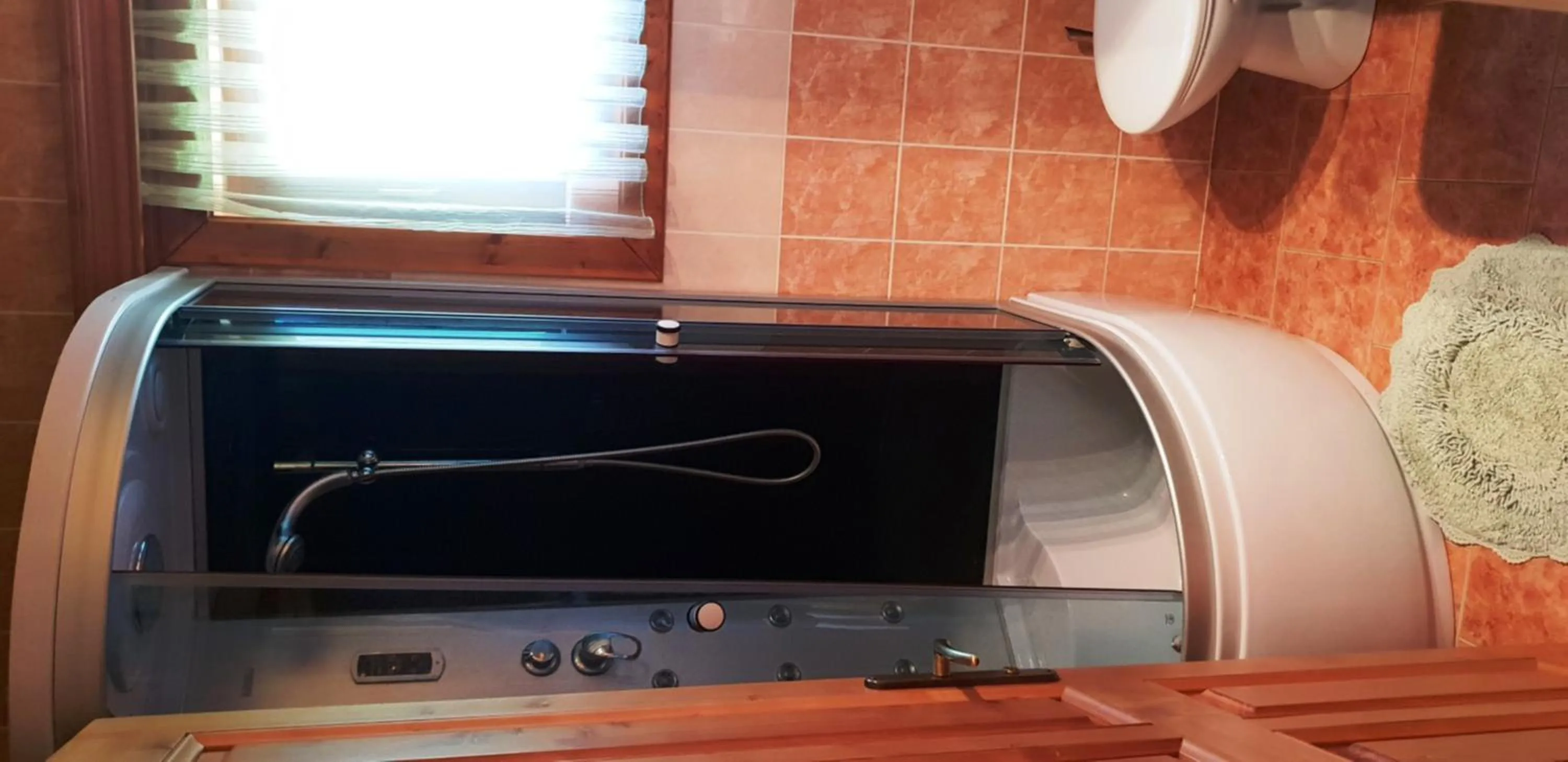 Shower in Chalupa u Macochy