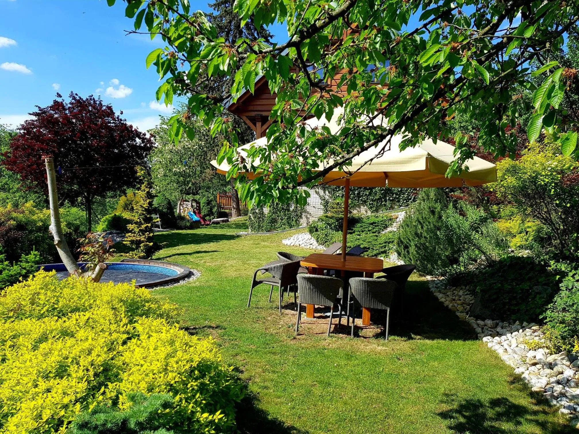 Garden in Chalupa u Macochy