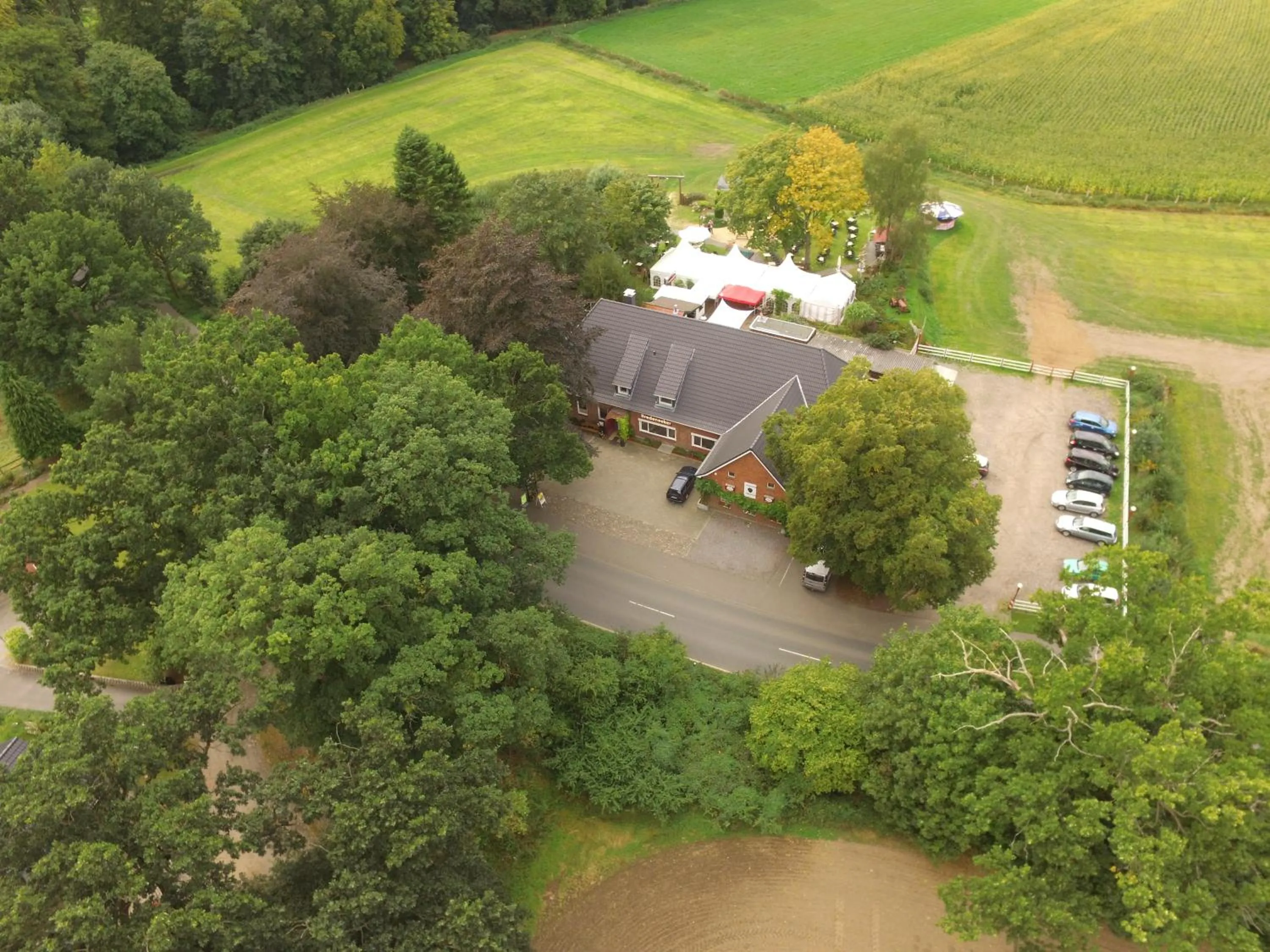 Bird's eye view in Bredeneeker Gasthaus