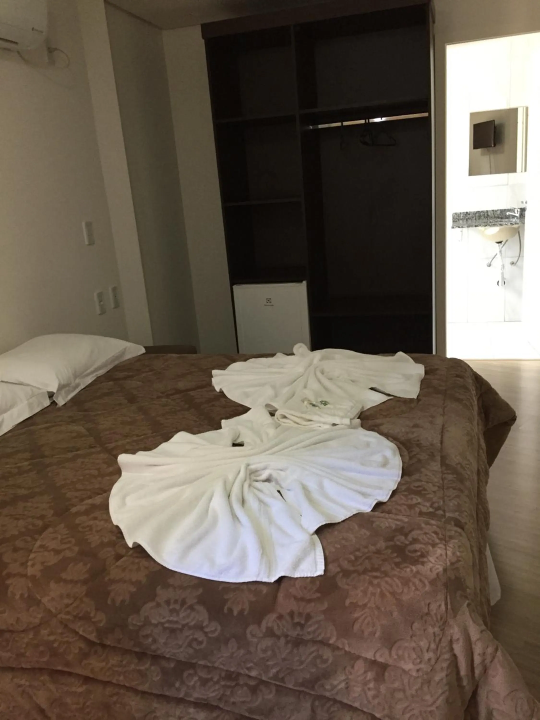 Bed in Pousada Beija Flor Centro