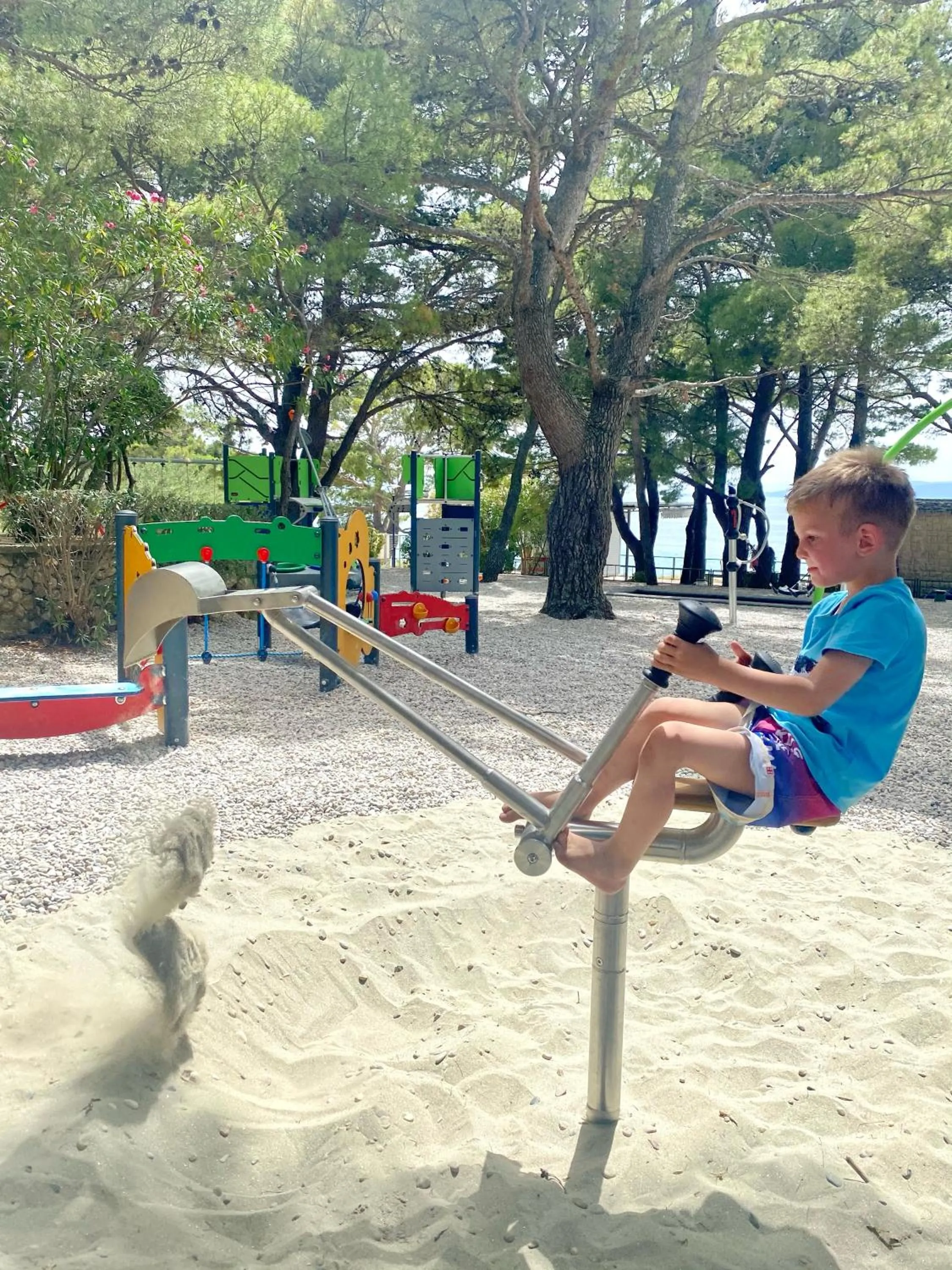 Children play ground in Family Resort Urania