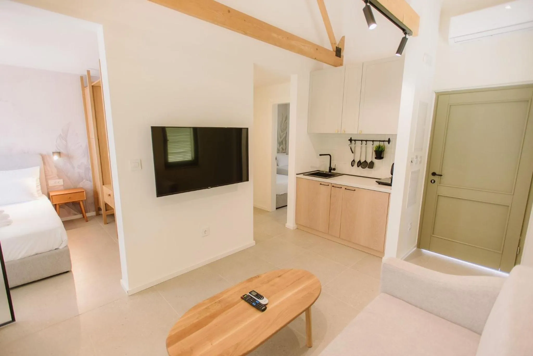 Bed in Family Resort Urania