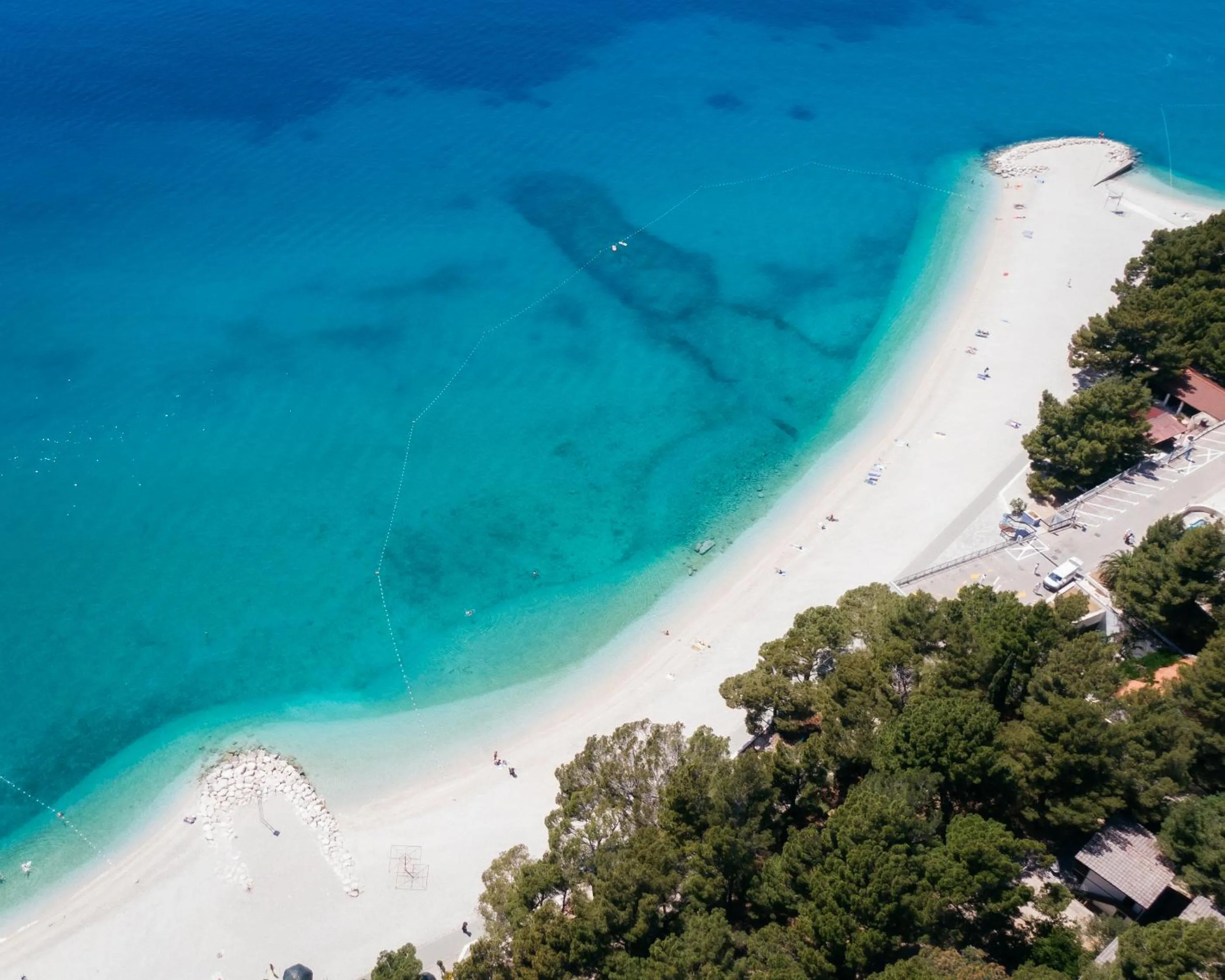 Bird's eye view in Family Resort Urania