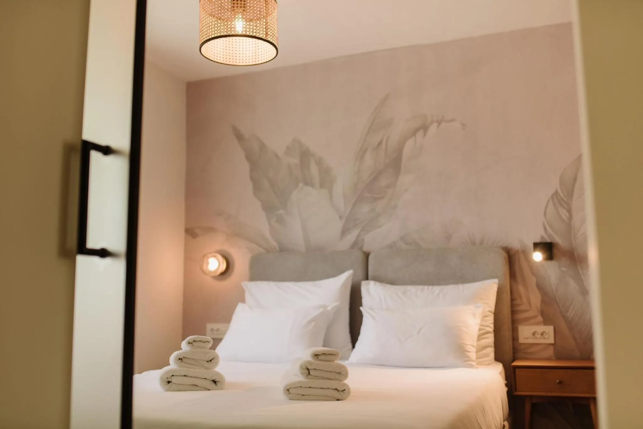 Bed in Family Resort Urania