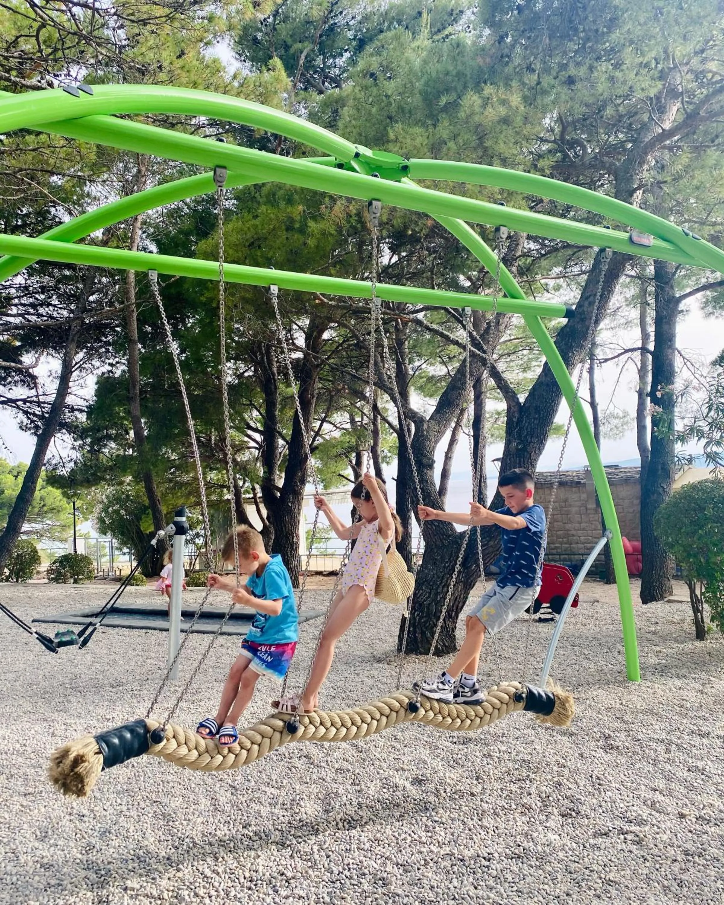 Children play ground in Family Resort Urania