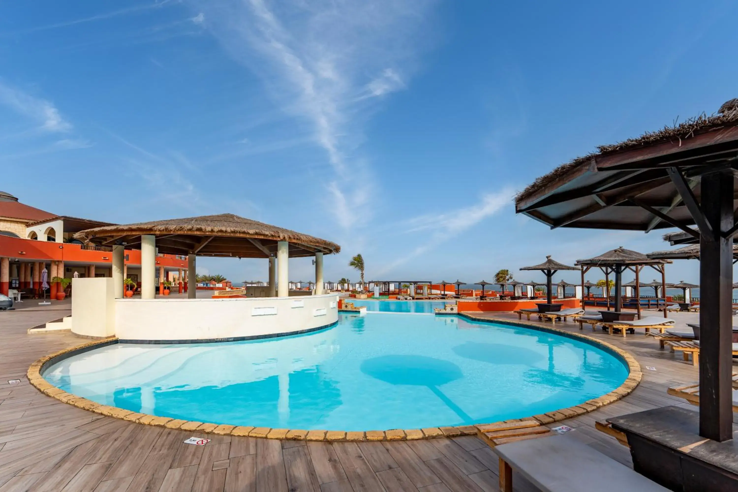 Swimming pool in Occidental Boa Vista Beach Swimming pool in Occidental Boa Vista Beach