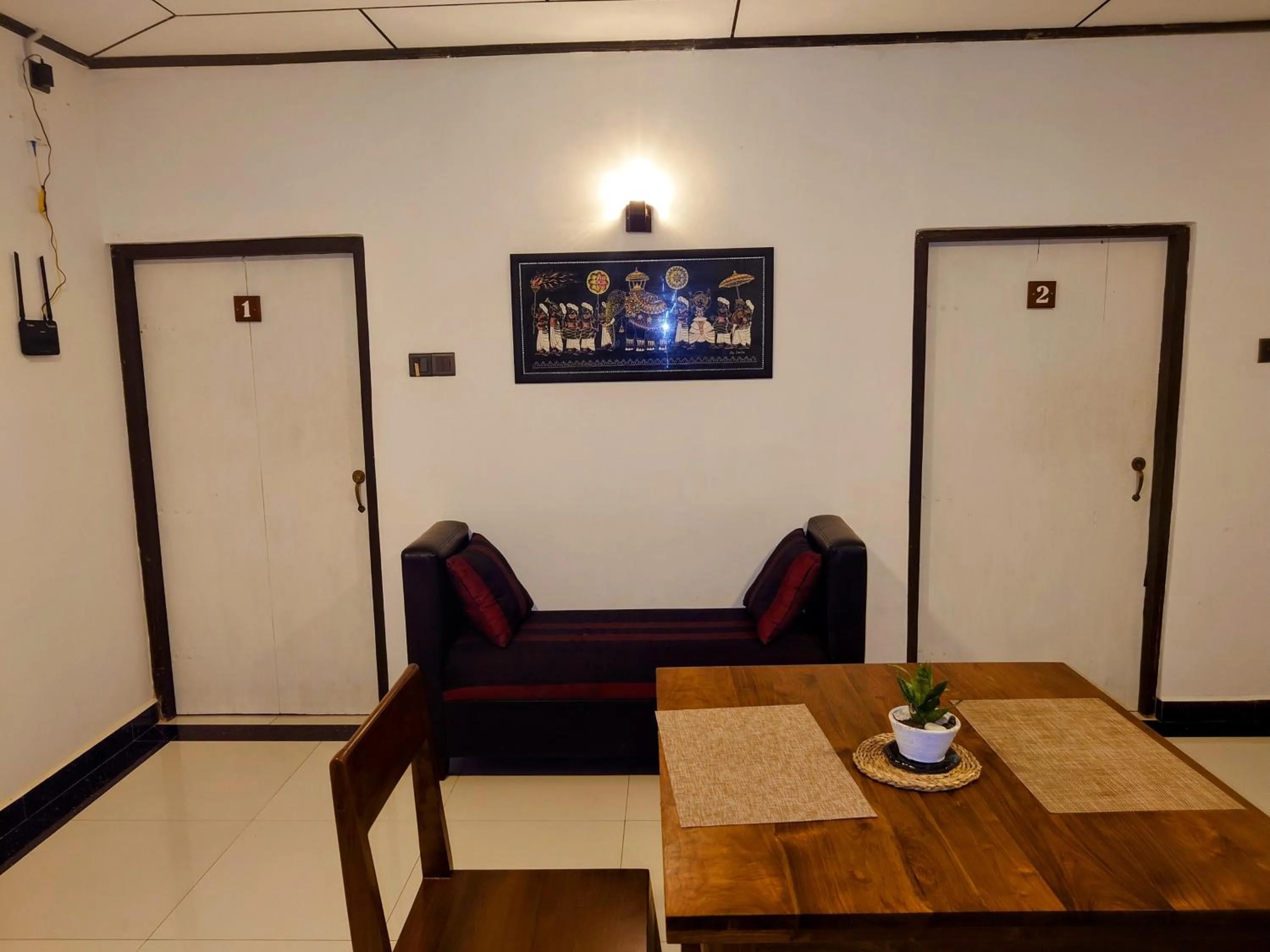 Living room in The Whitegates Lodge