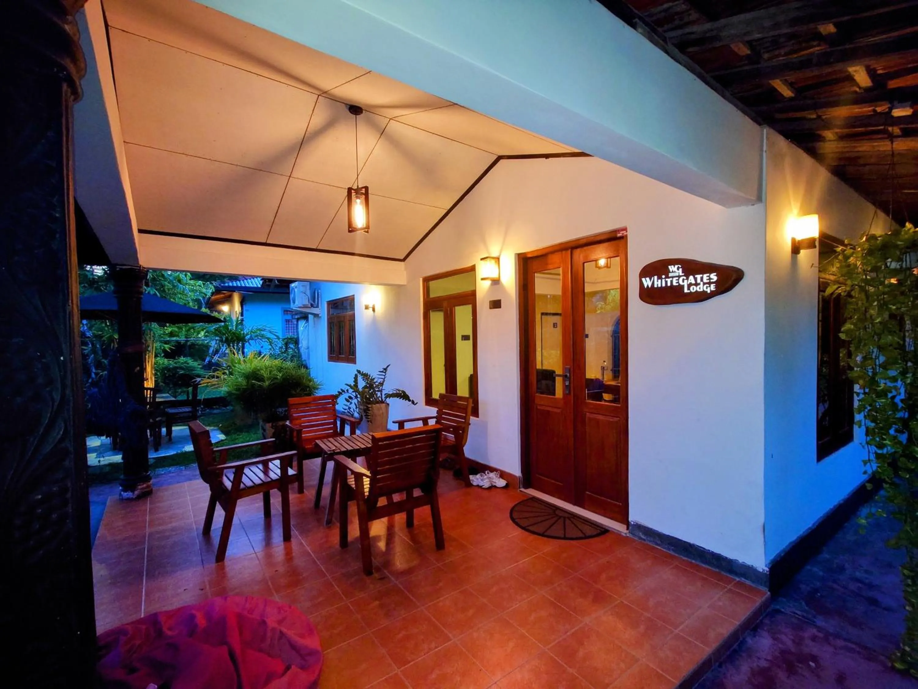 Seating area in The Whitegates Lodge