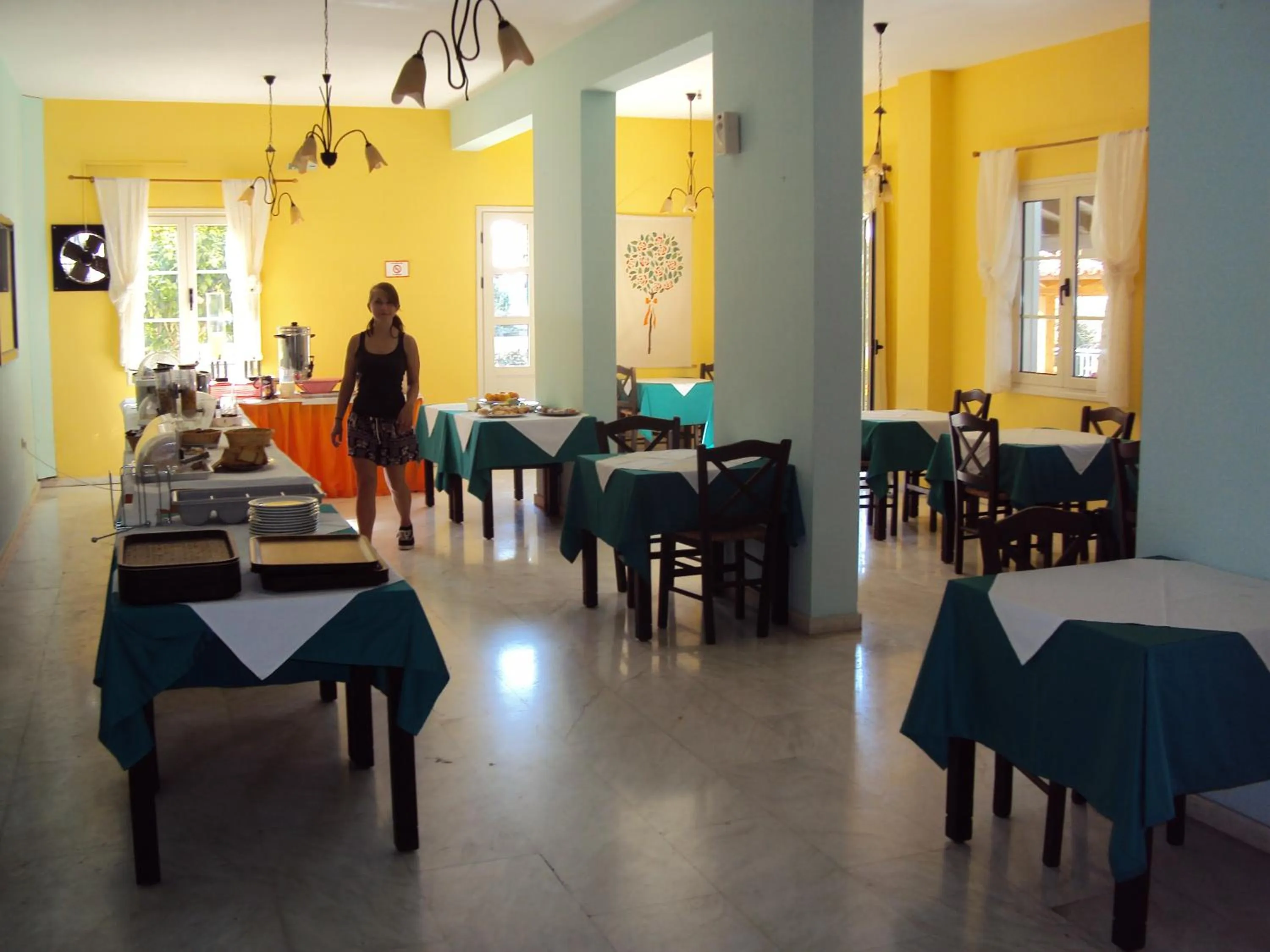Restaurant/places to eat in Mykali Hotel