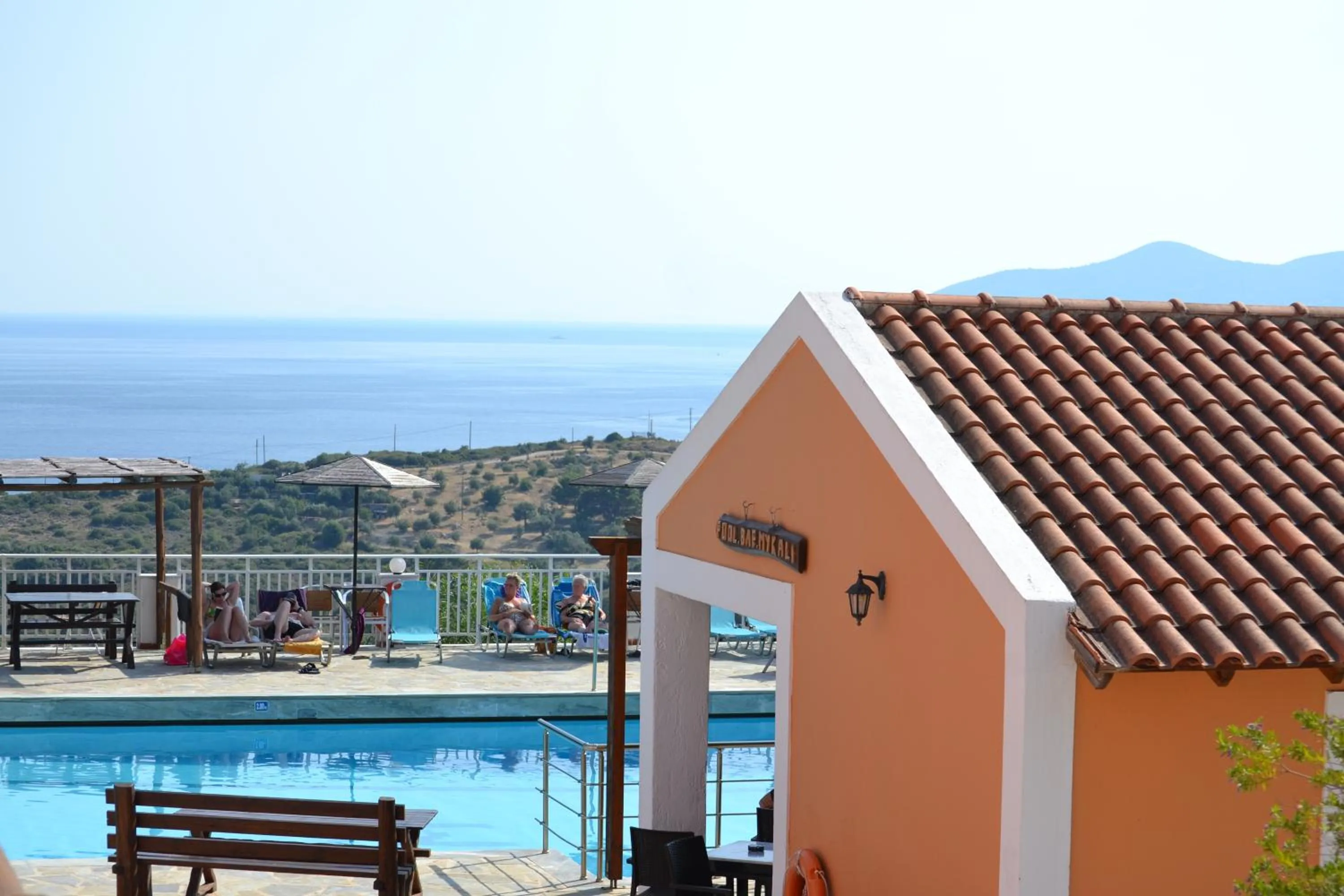 Area and facilities in Mykali Hotel