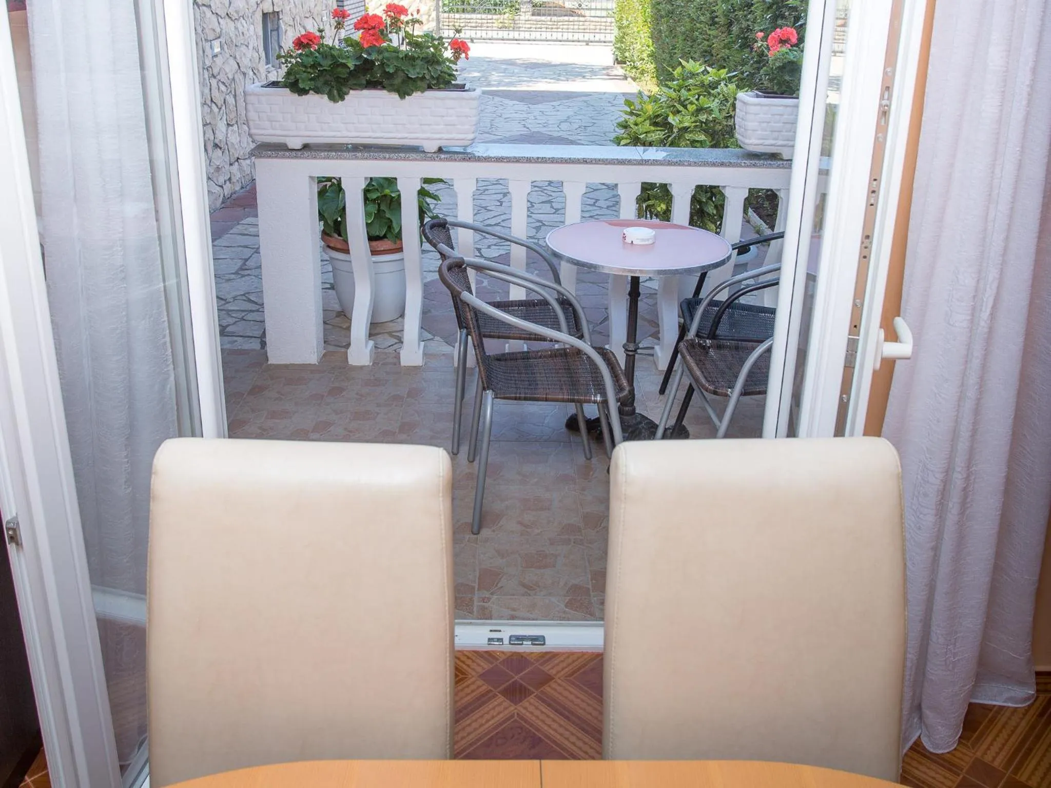 Garden view in Villa Valentina