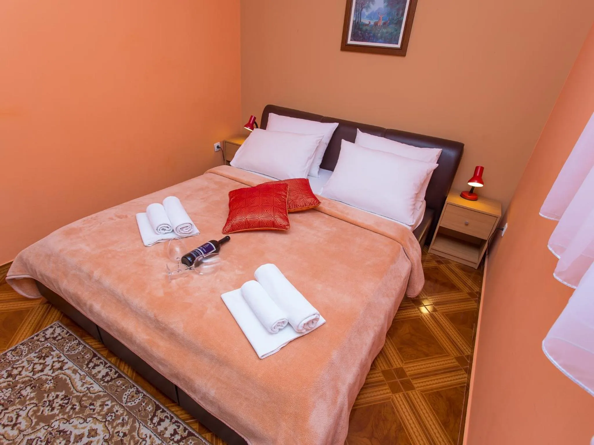 Bed in Villa Valentina