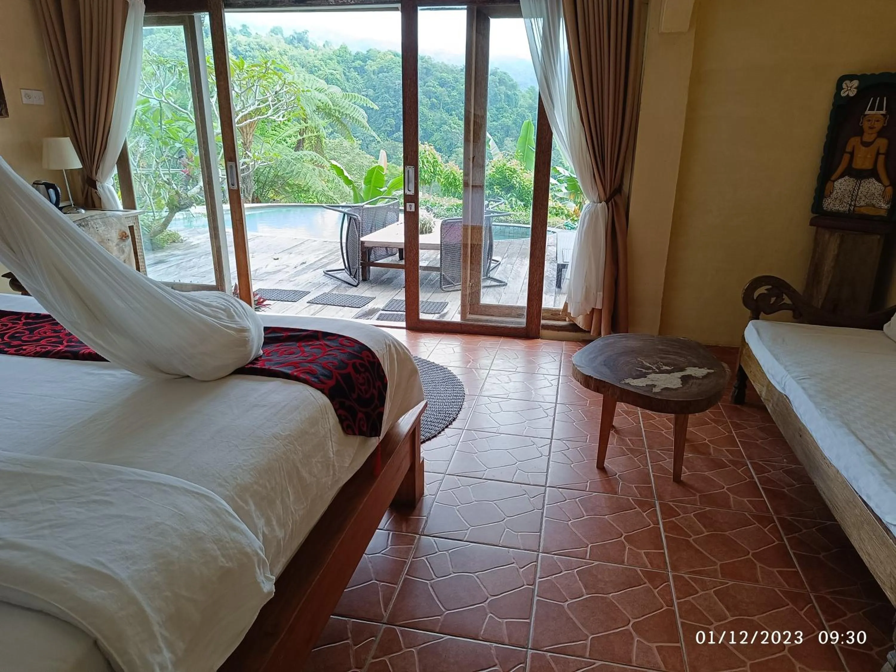 View (from property/room), Bed in DWan Tea Mountain Side