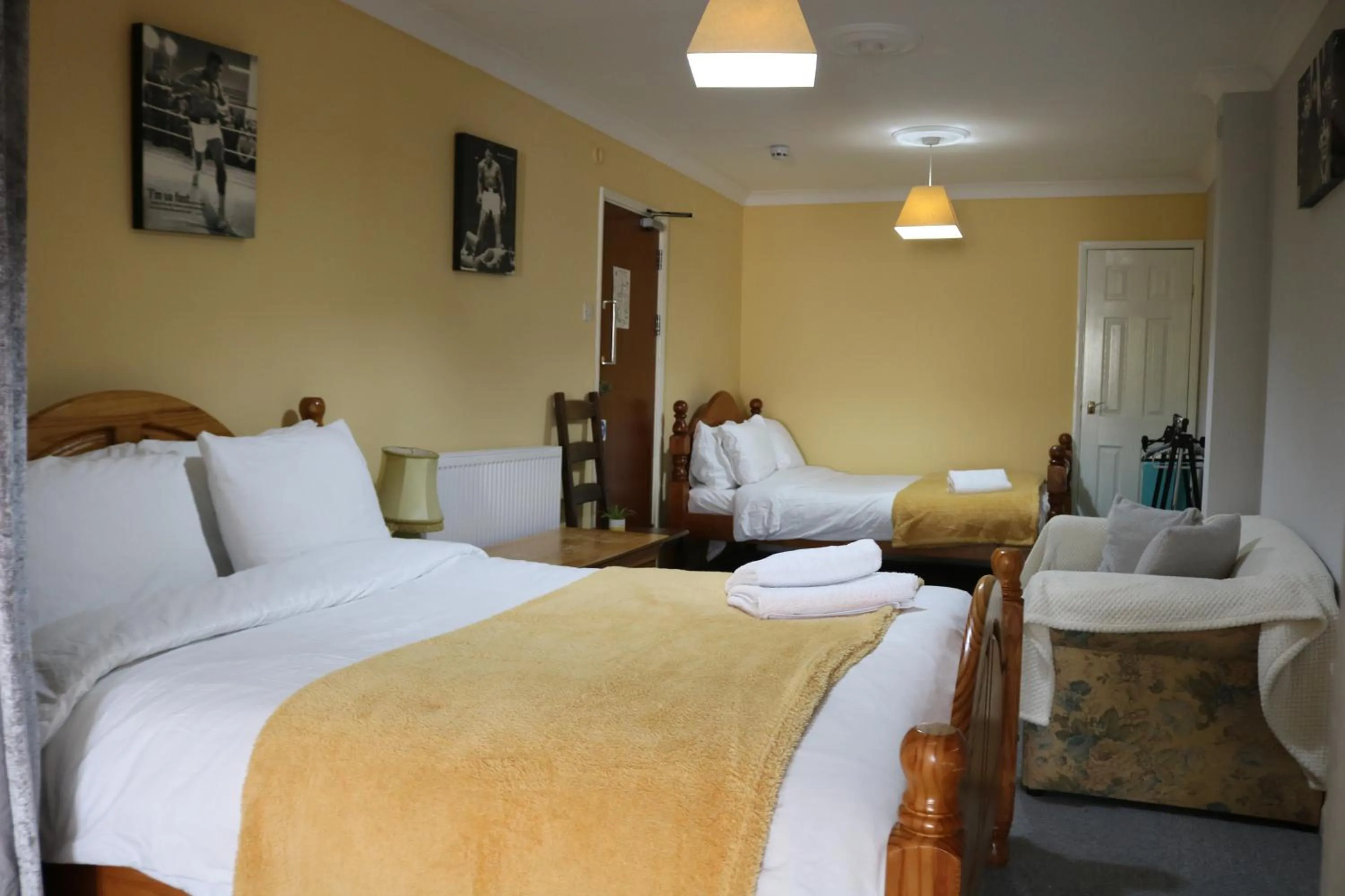 Bed in Littlestone Hotel