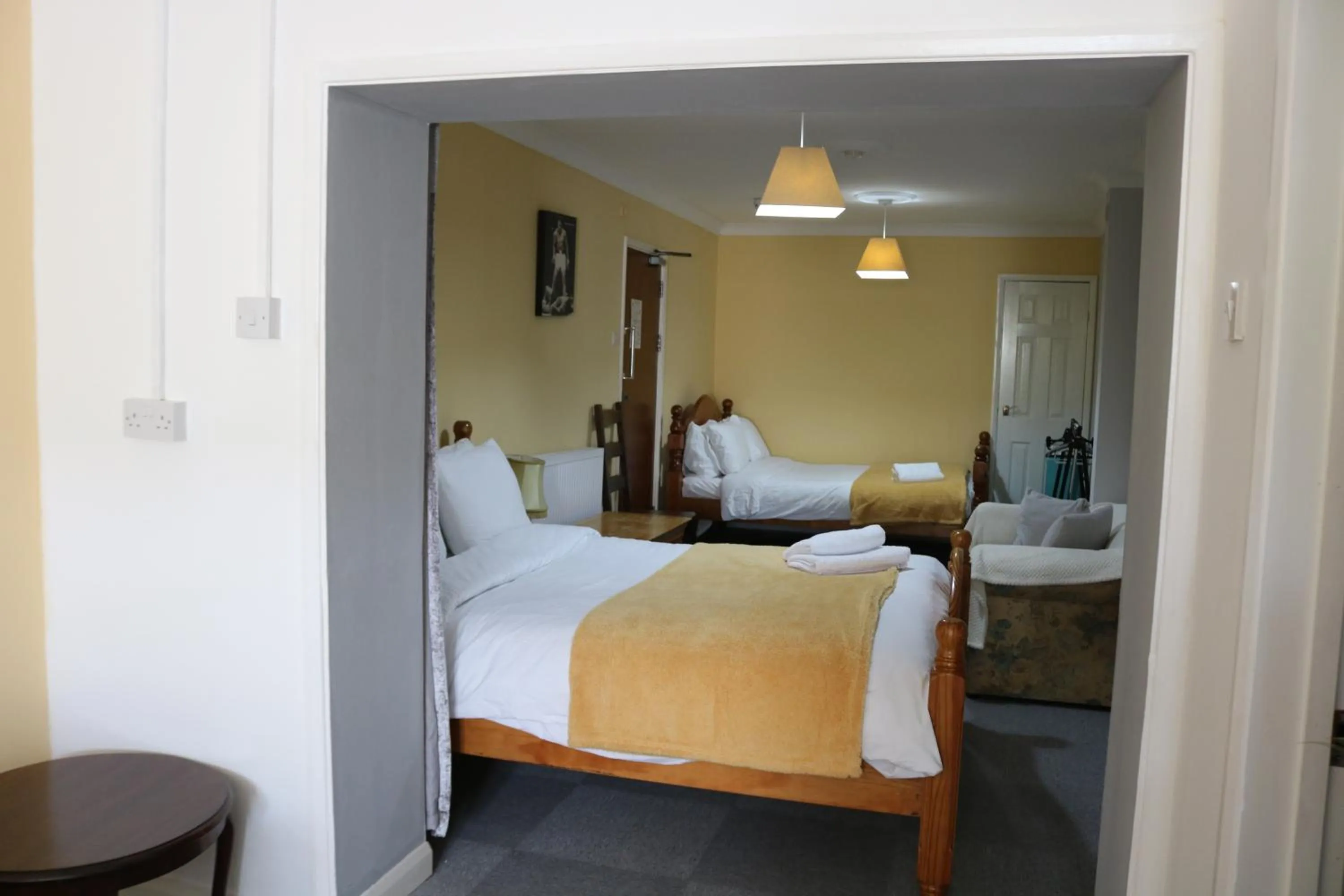 Bed in Littlestone Hotel