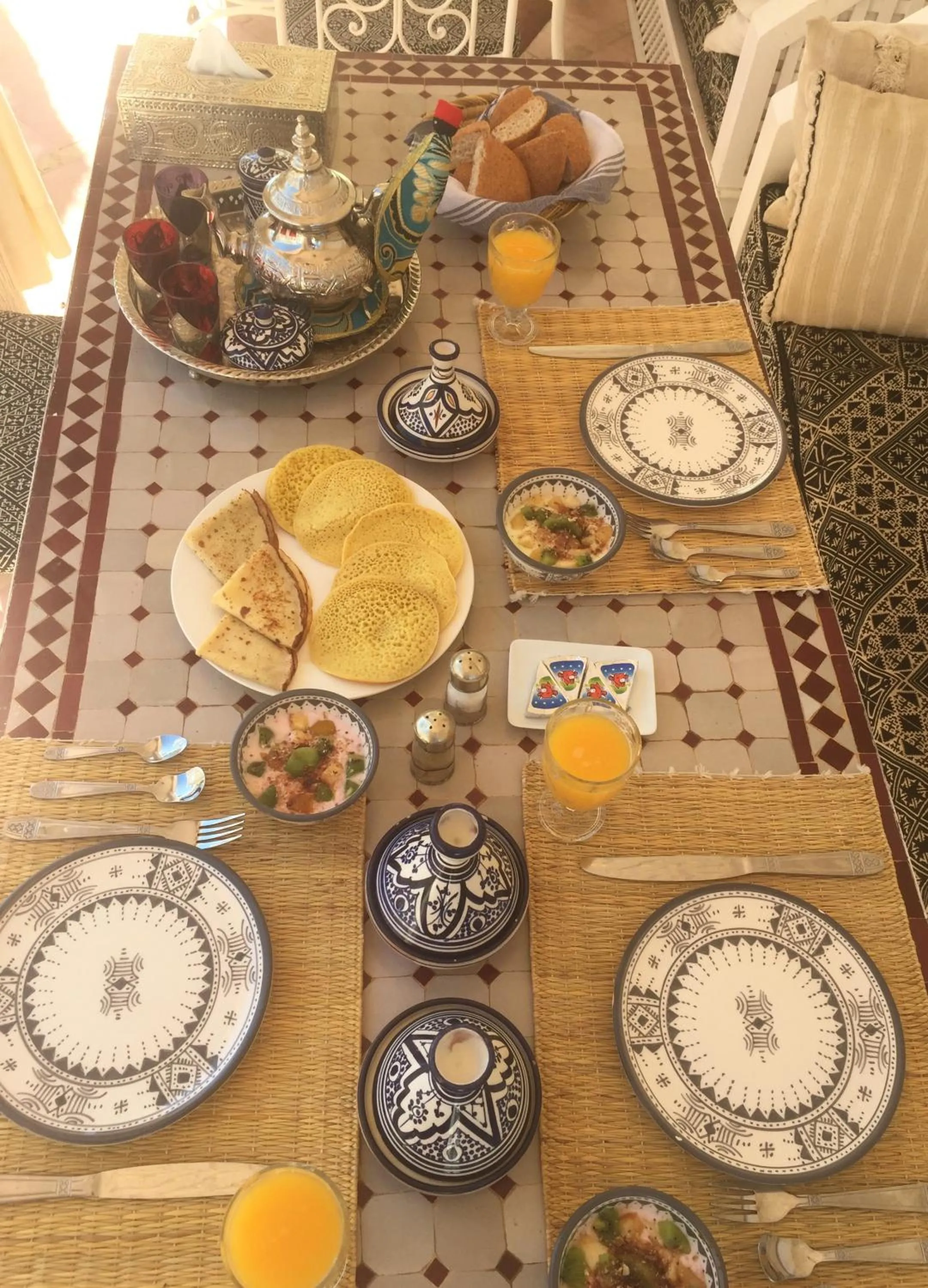 Continental breakfast in Astra Damus Hotel