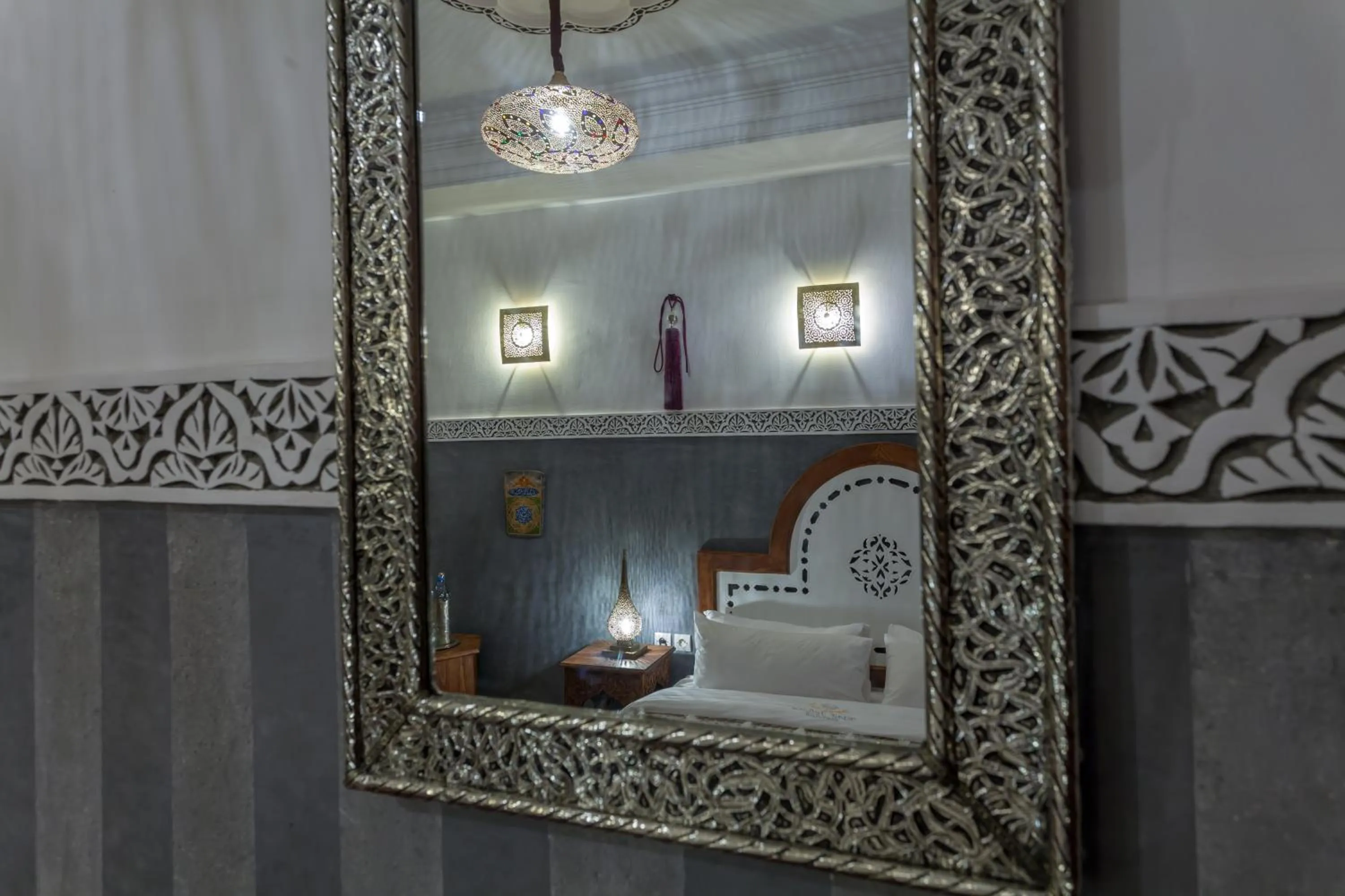 Decorative detail in Astra Damus Hotel