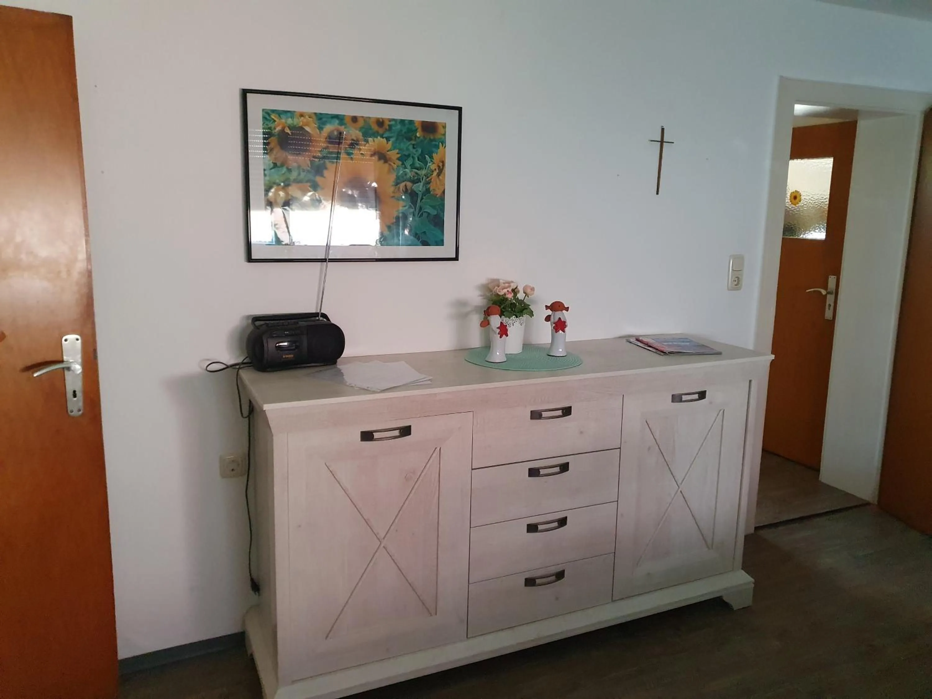Kitchen or kitchenette in Ferienwohnung Eliah