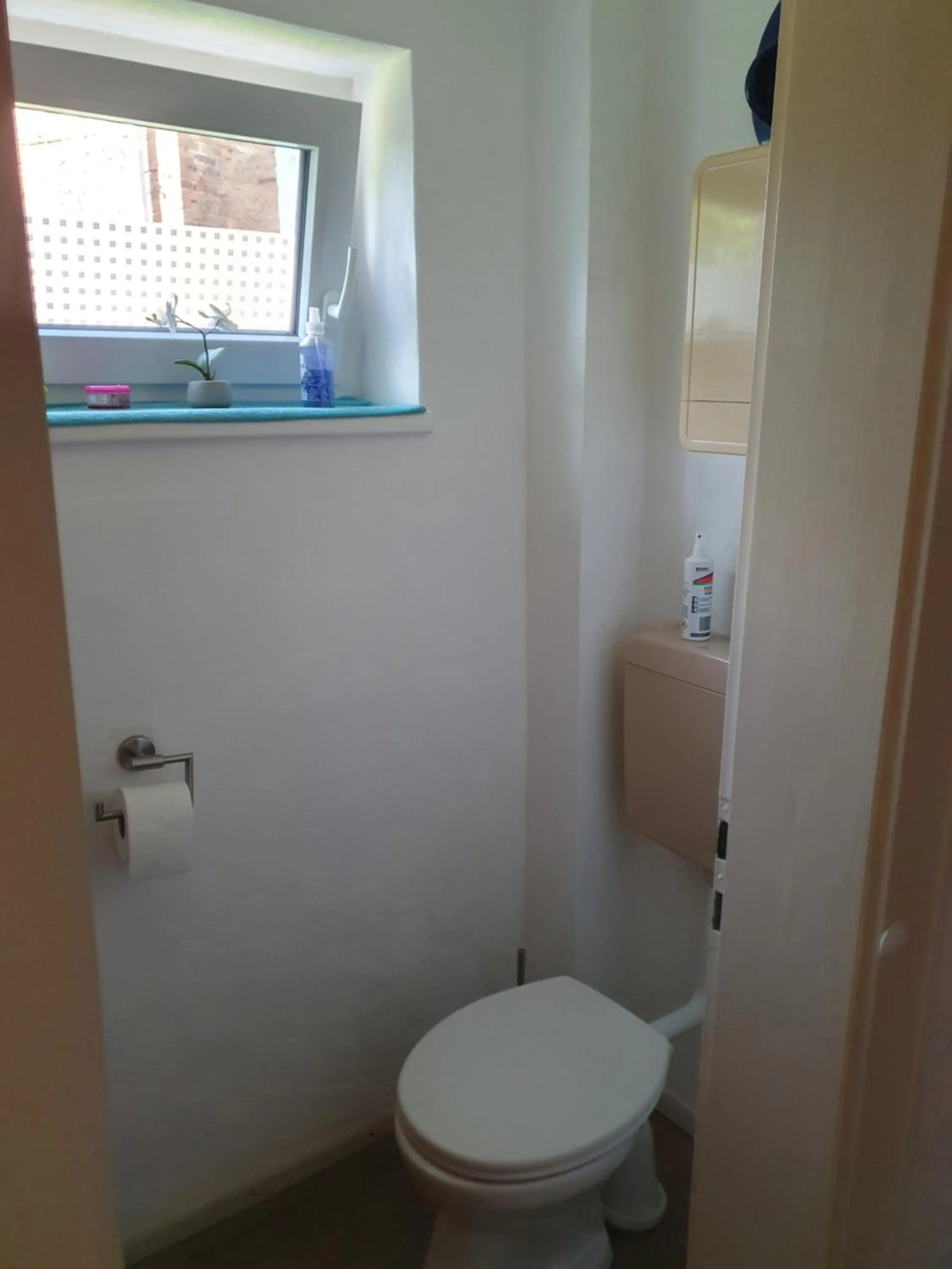 Toilet in Ferienwohnung Eliah
