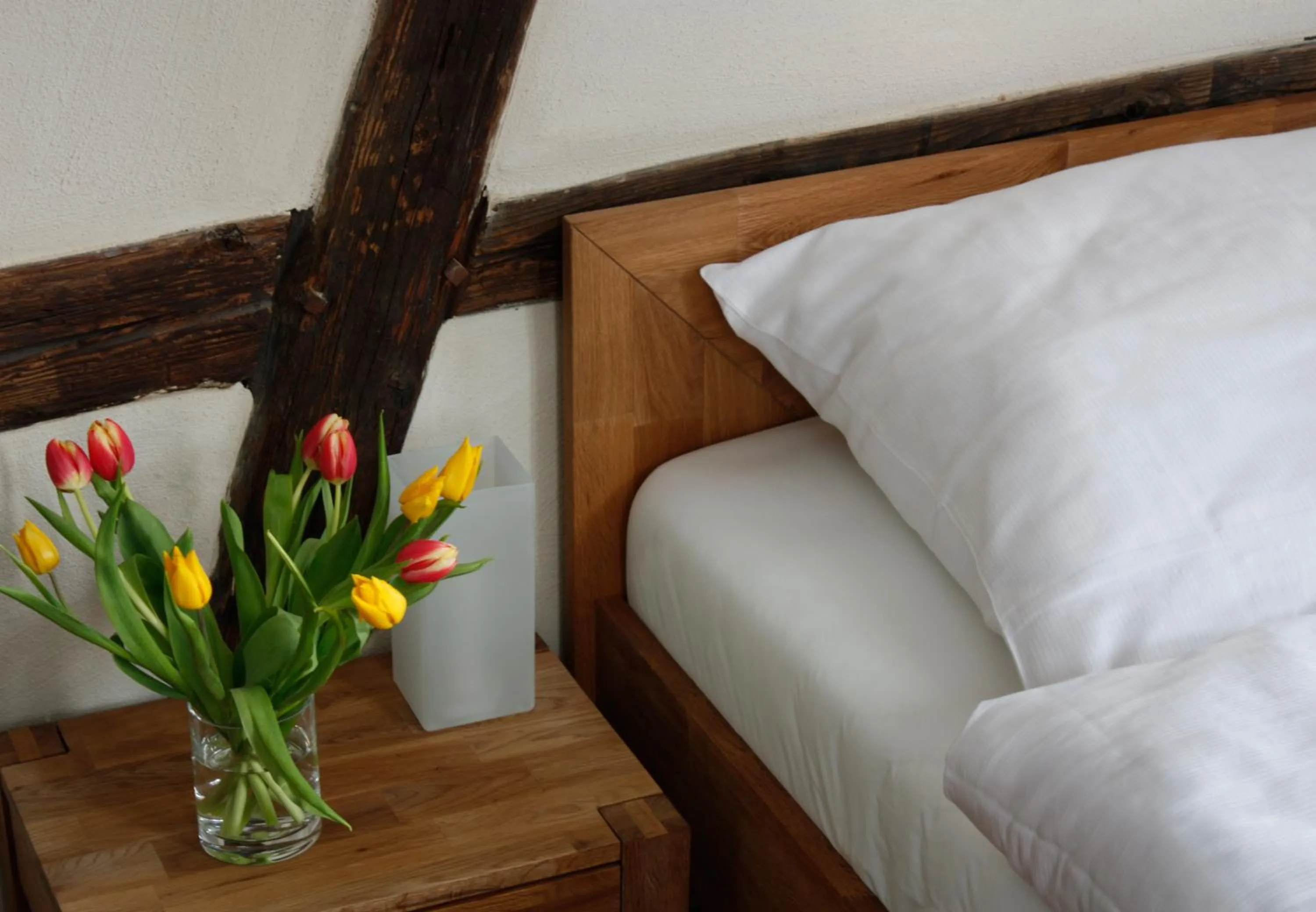 Bed in Pension Sackpfeifenmühle