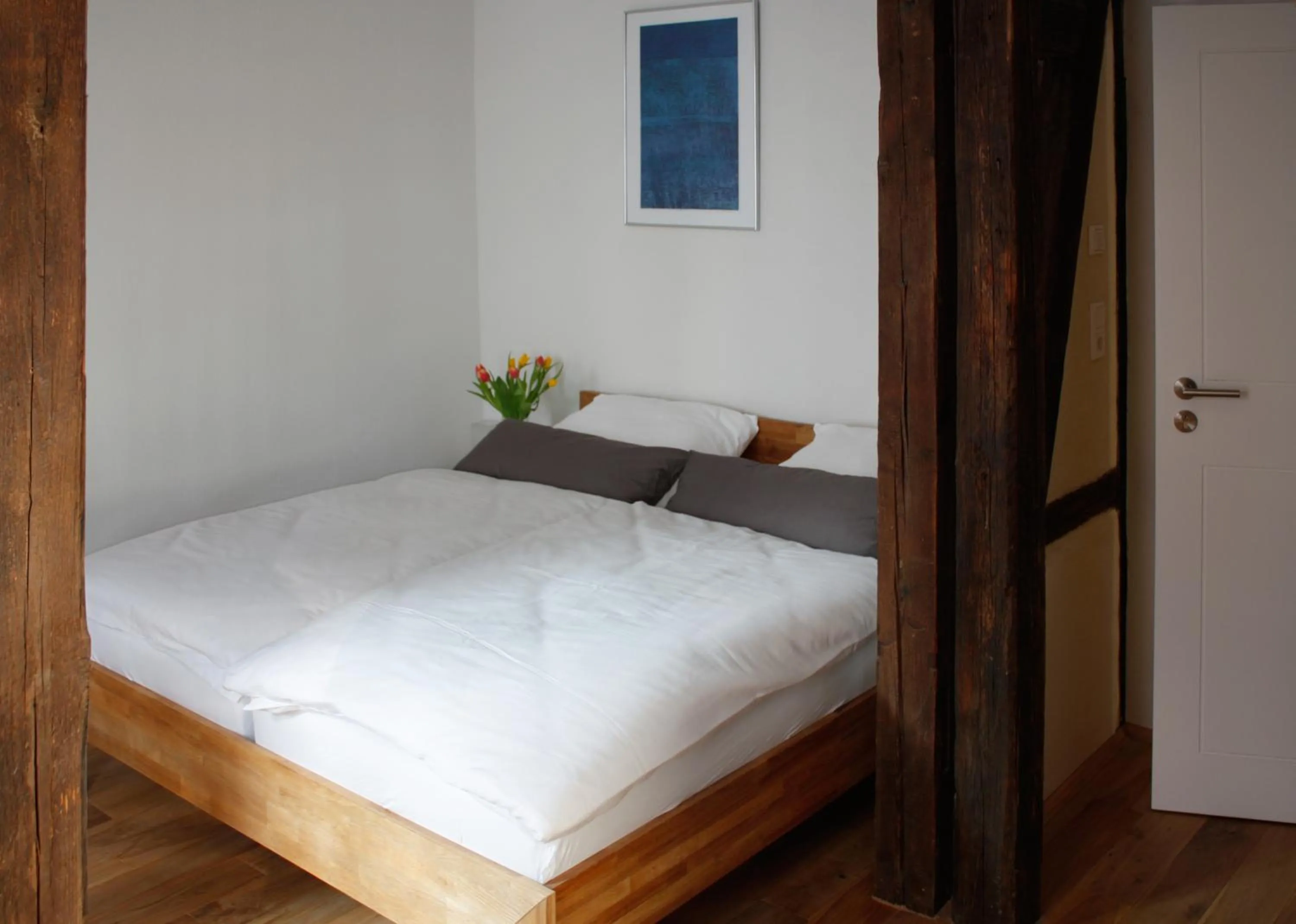 Bed in Pension Sackpfeifenmühle