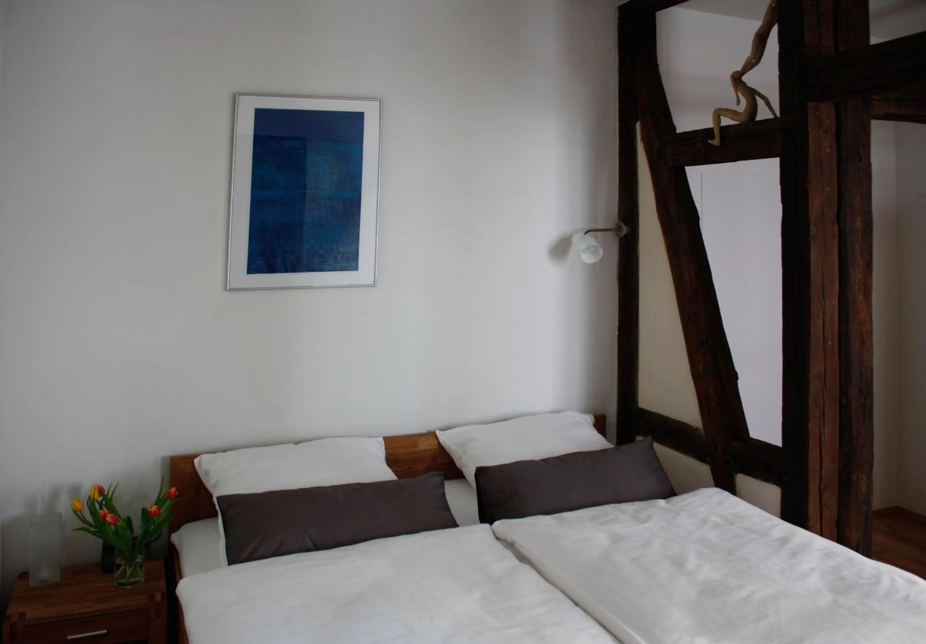 Bed in Pension Sackpfeifenmühle