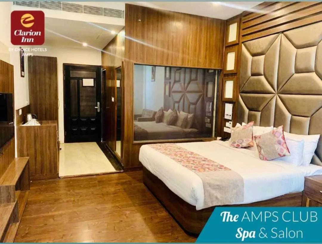 Bed in Clarion Inn Amps Patiala
