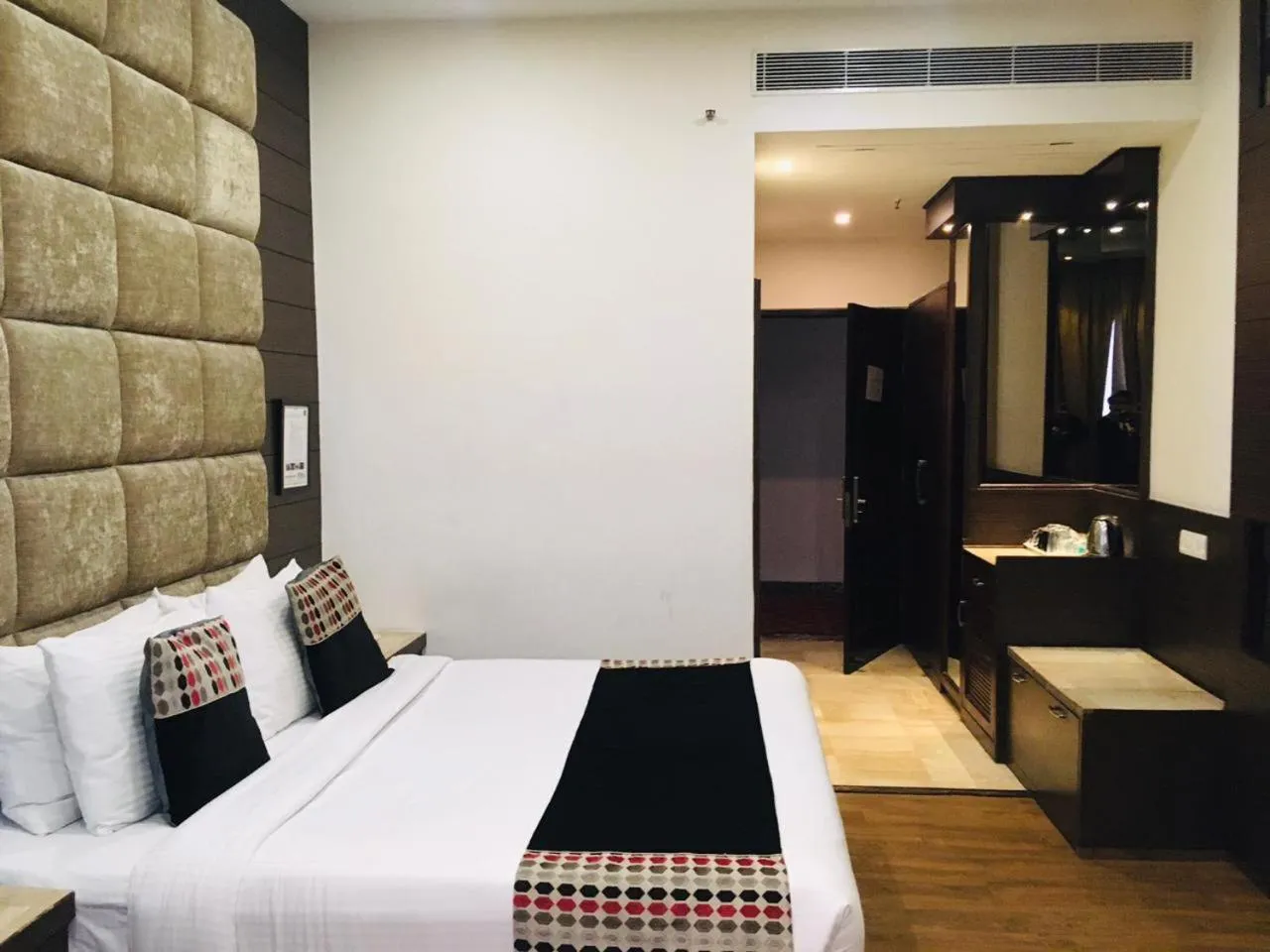 Bed in Clarion Inn Amps Patiala