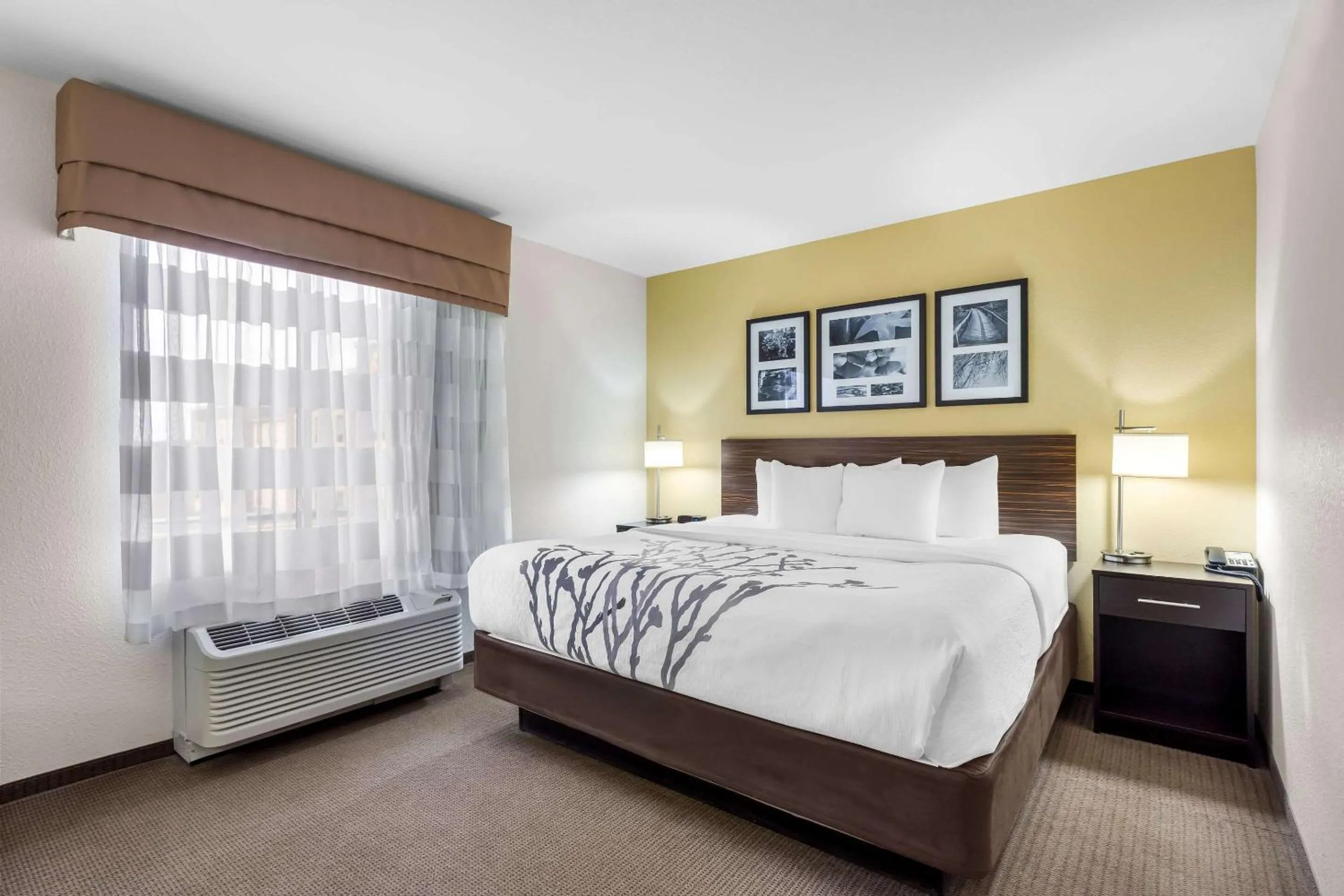 Bedroom, Bed in Sleep Inn & Suites West-Near Medical Center