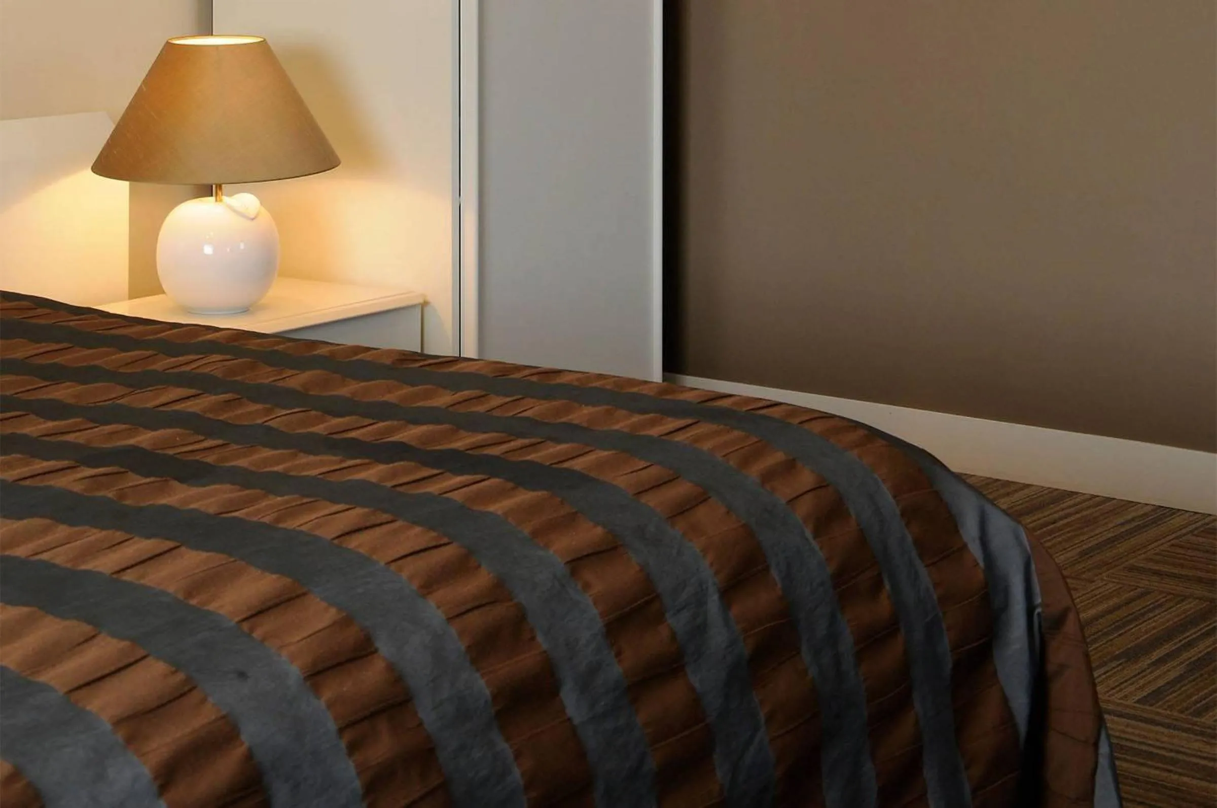 Bed in Hotel Salons De Vrede