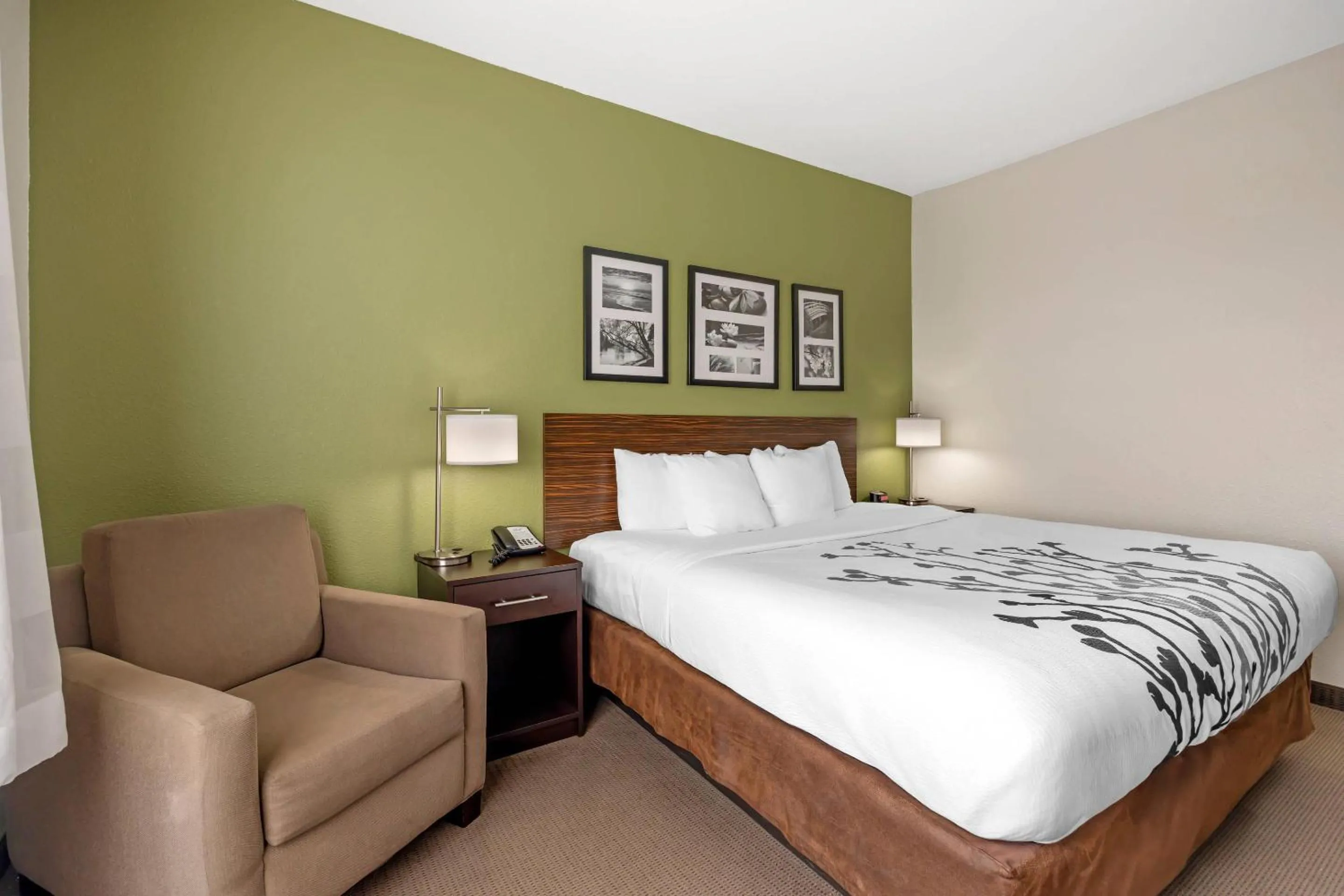 Bedroom, Bed in Sleep Inn & Suites Columbia