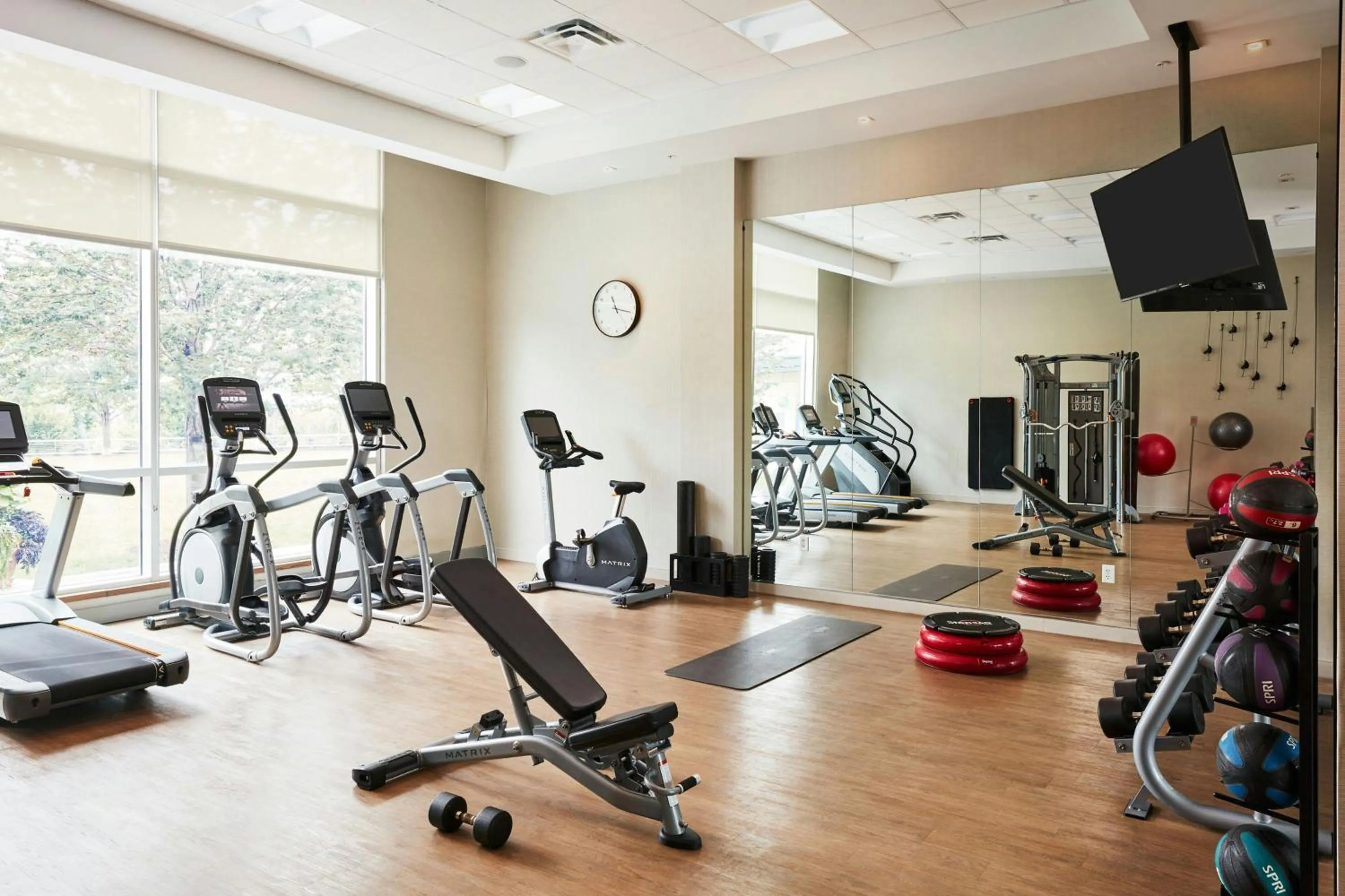 Fitness centre/facilities in AC Hotel by Marriott Cincinnati at The Banks