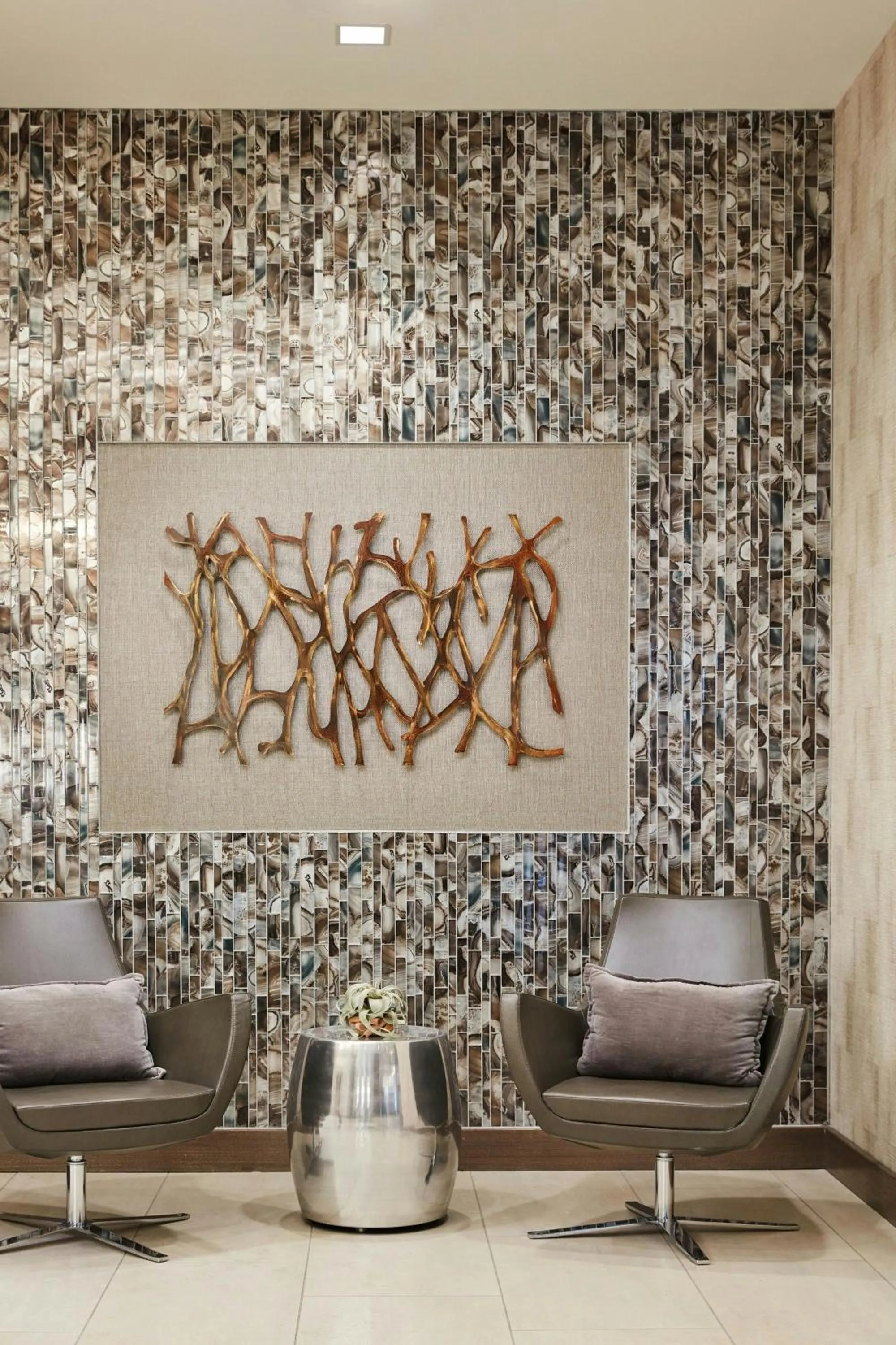 Lobby or reception in AC Hotel by Marriott Cincinnati at The Banks