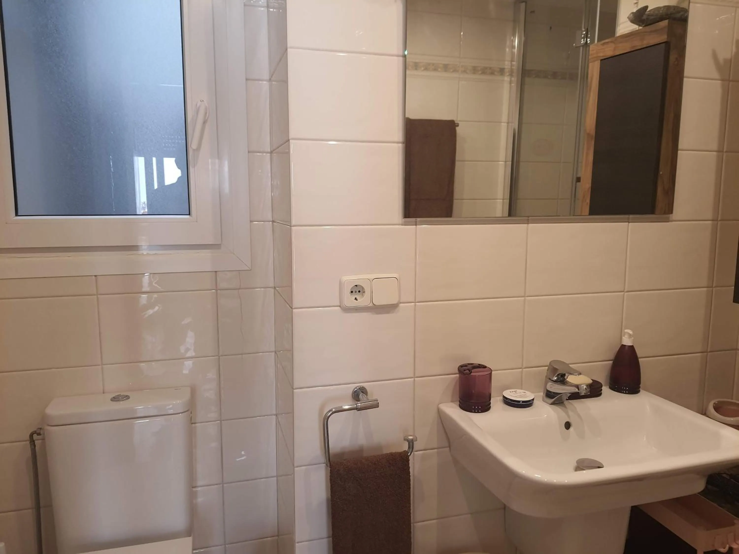 Bathroom in Apartamentos Ferrán Paqui