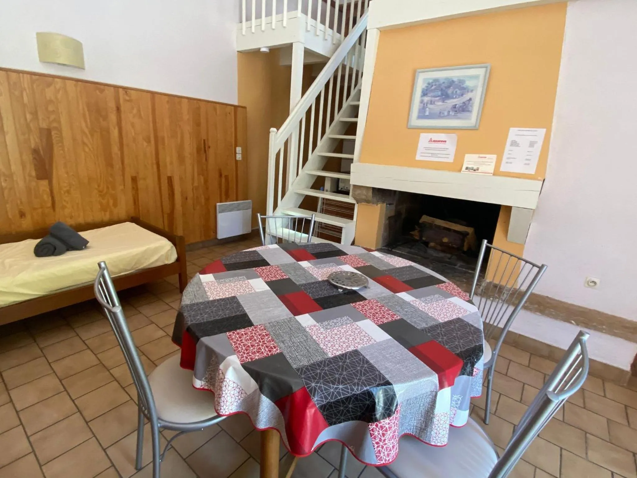 Living room in Hôtel des Bateliers